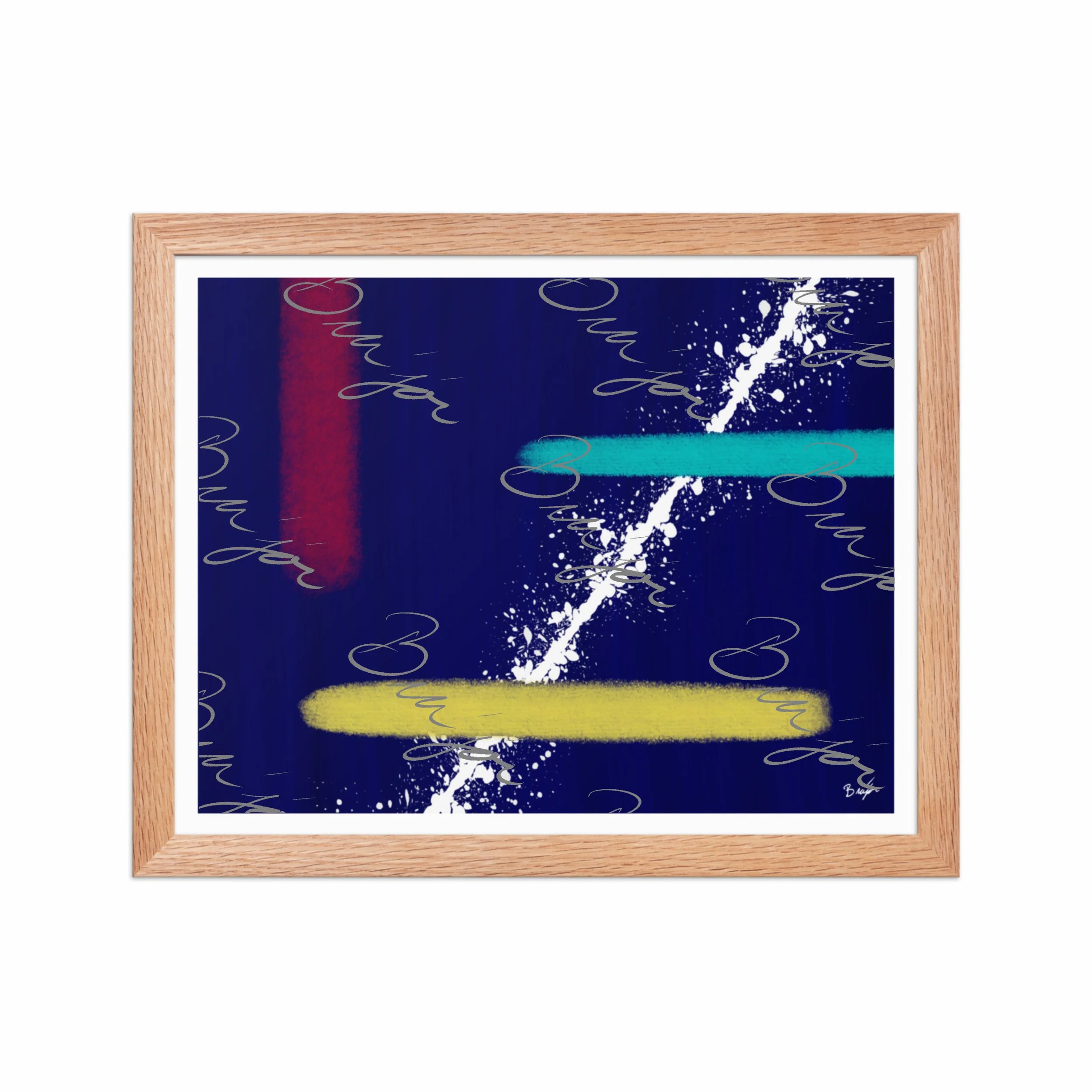 Framed Artwork - Title: Act II