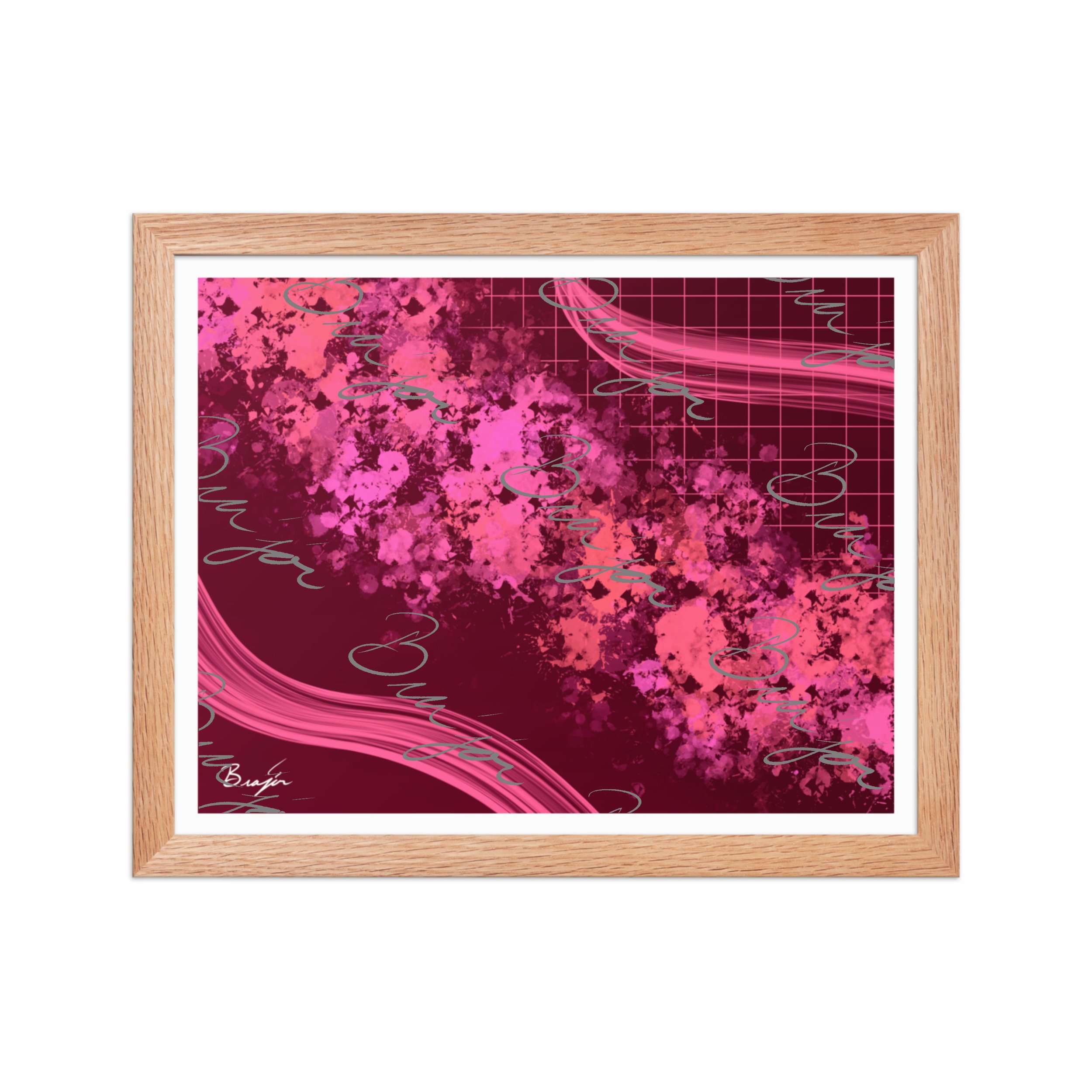 Framed Artwork - Title: Soft
