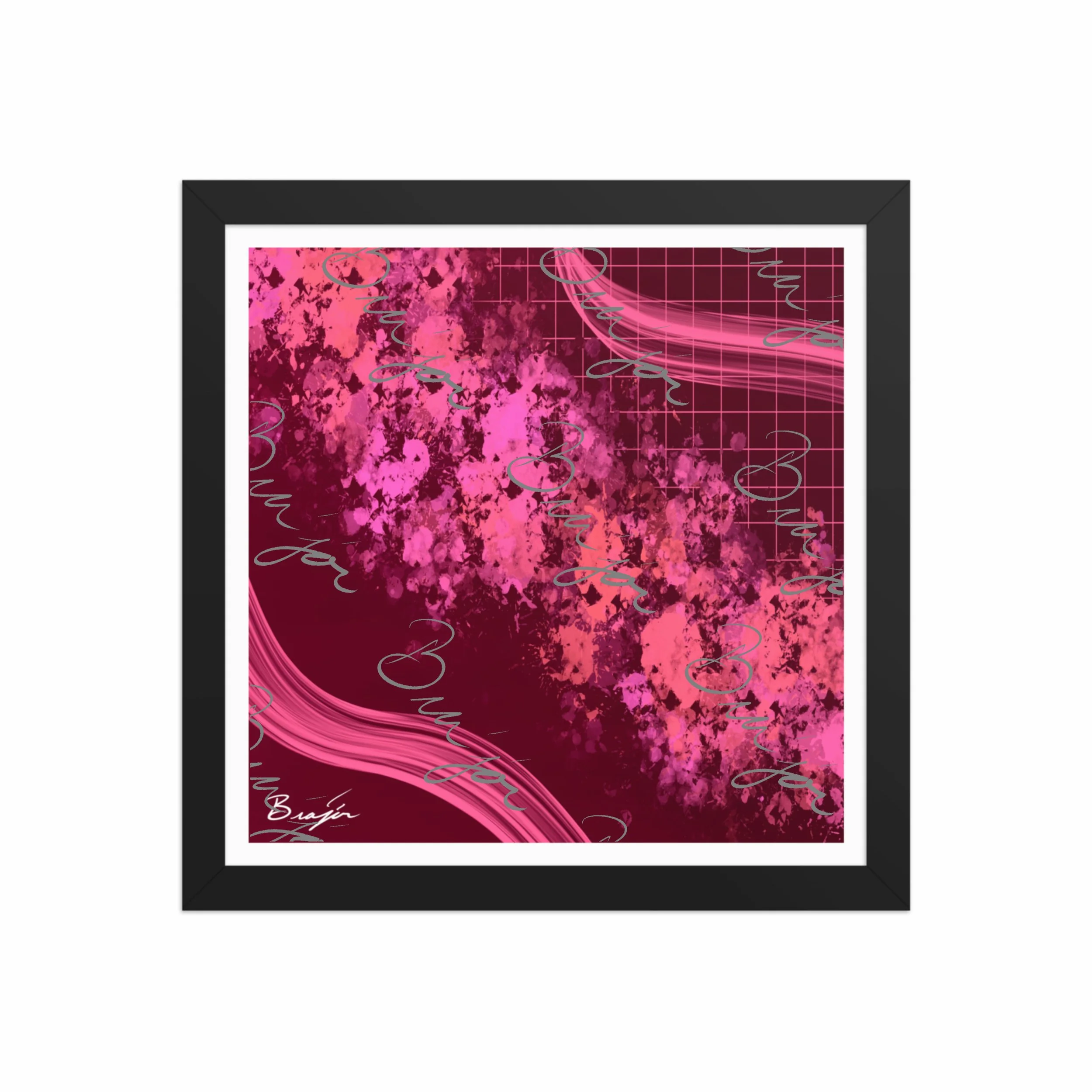 Framed Artwork - Title: Soft