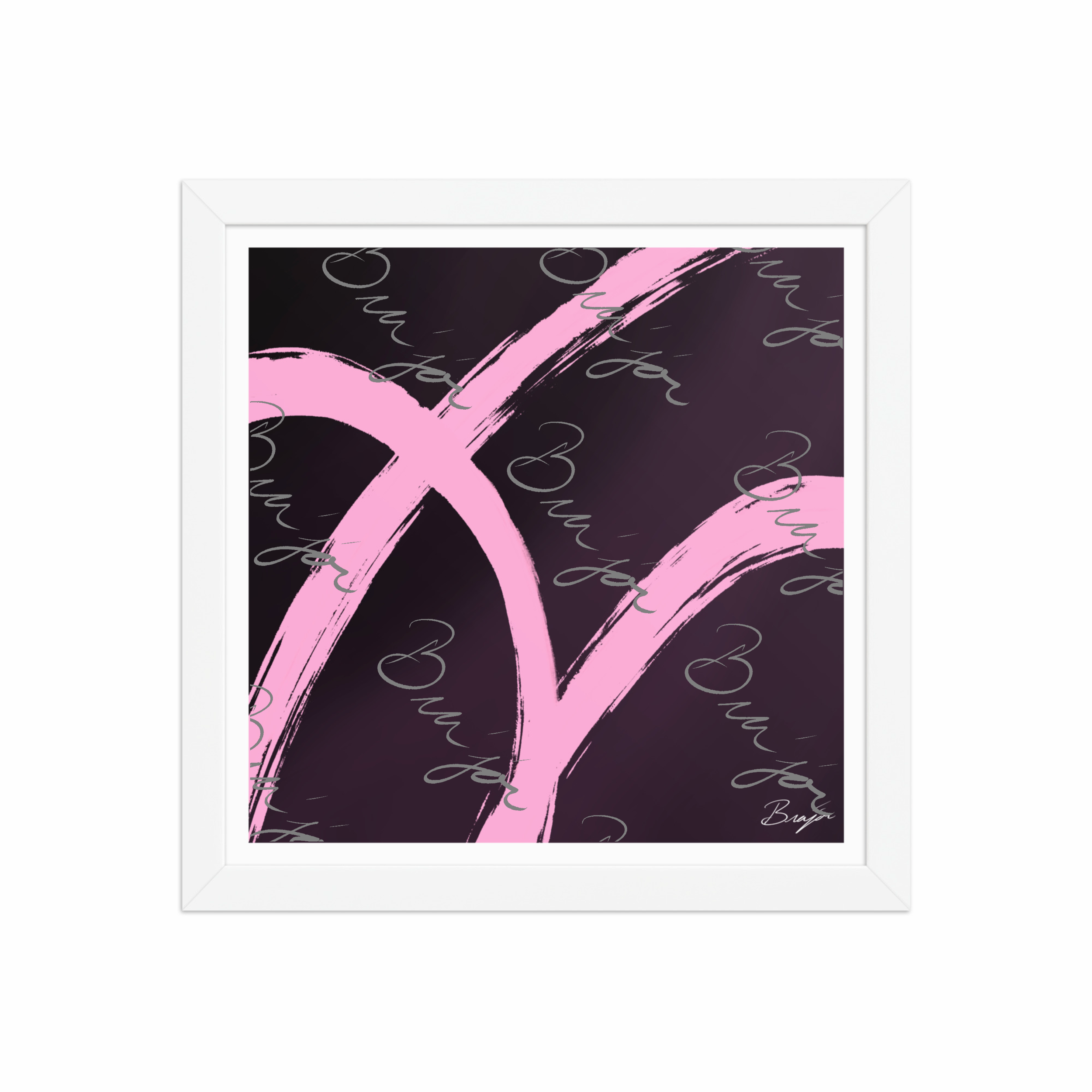 Framed Artwork - Title: Sentiment