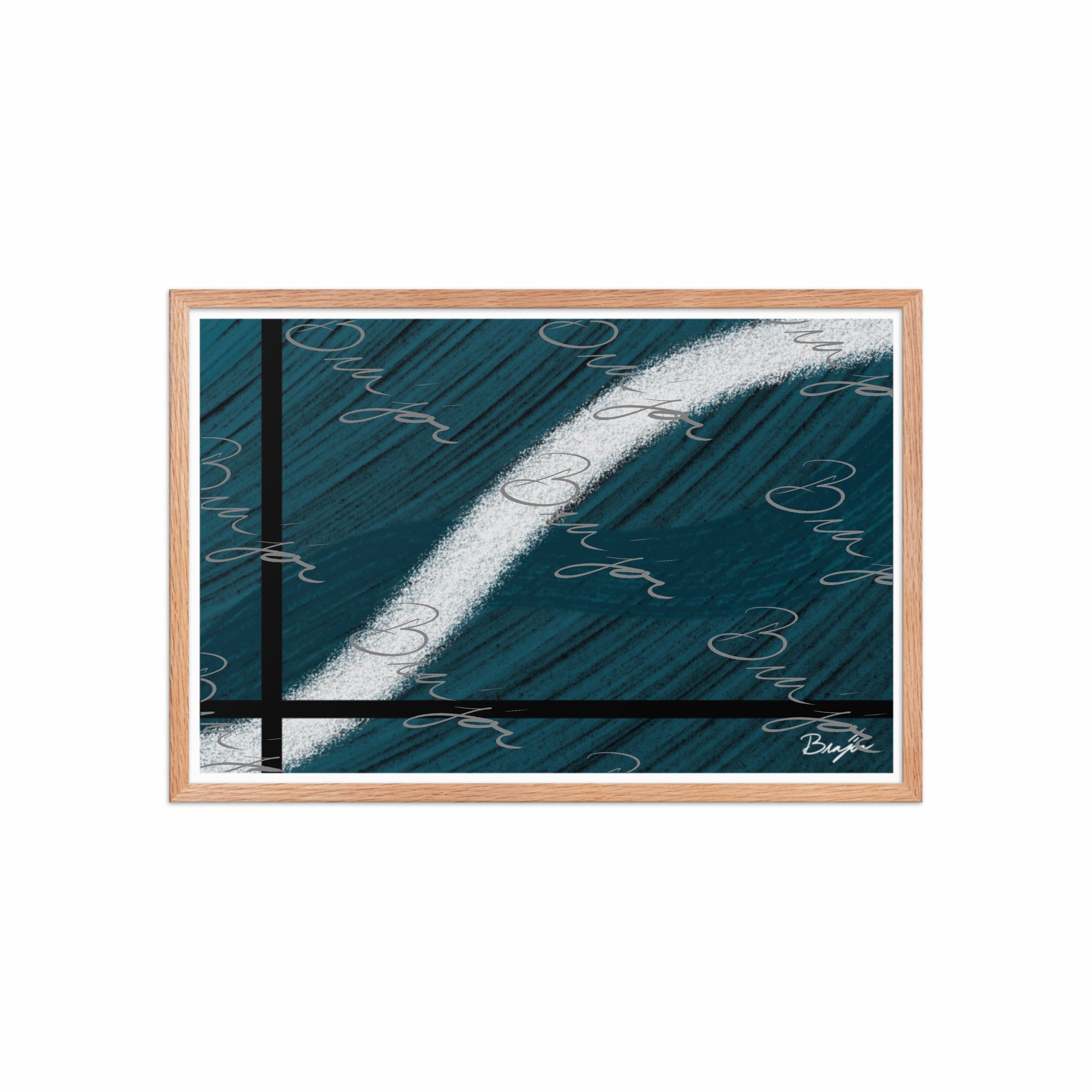 Framed Artwork - Title: The Storm