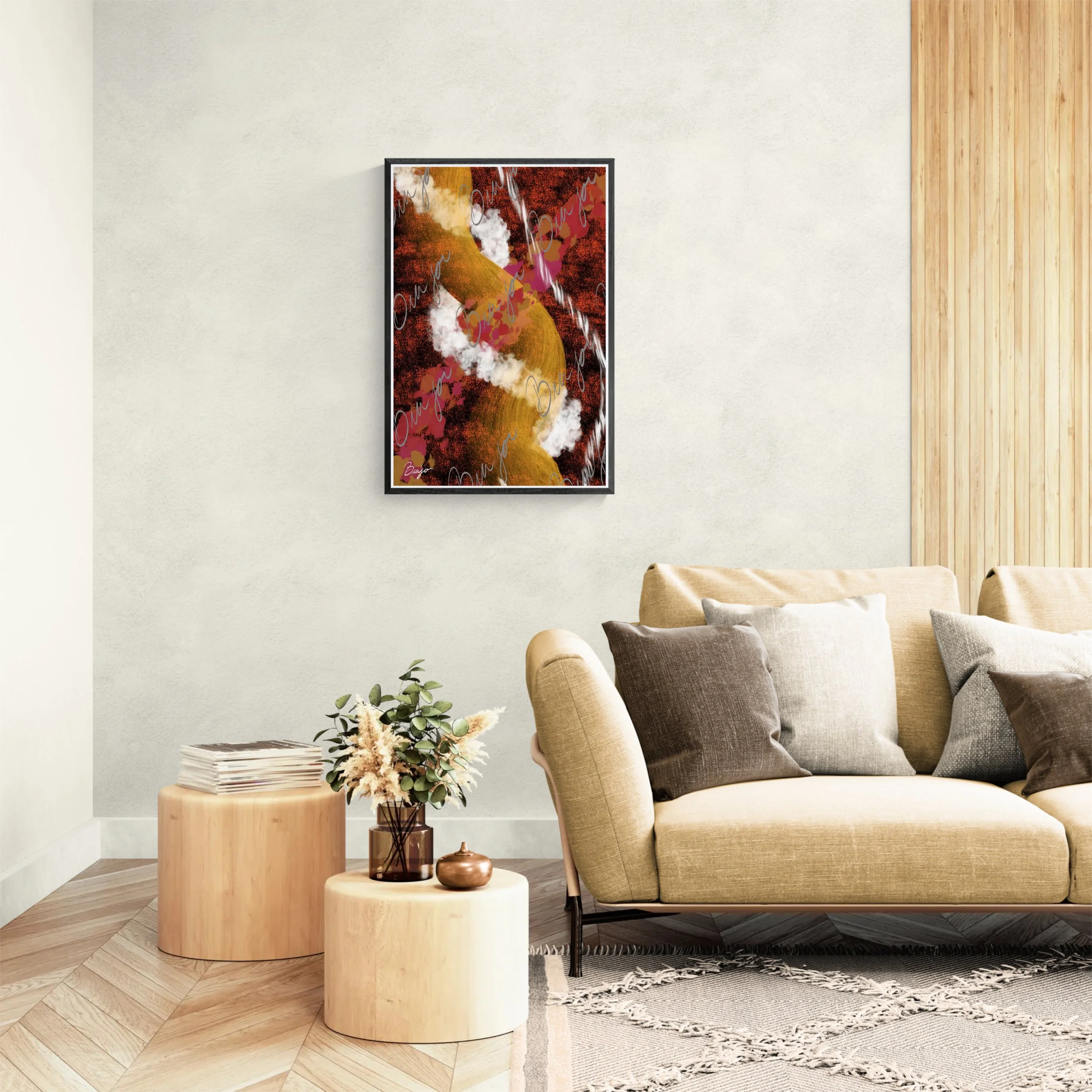 Framed Artwork - Title: Ascension