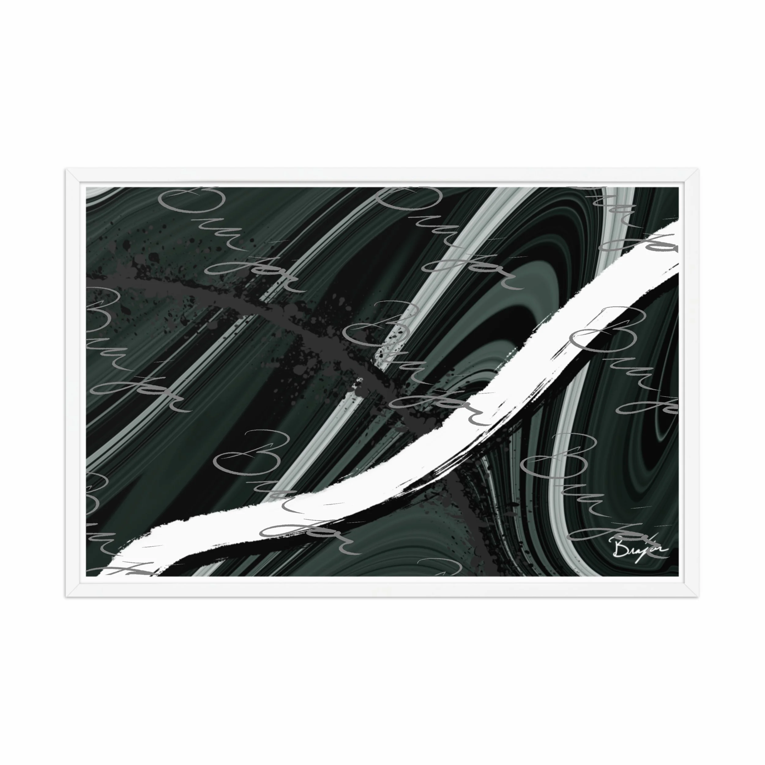 Framed Artwork - Title: High