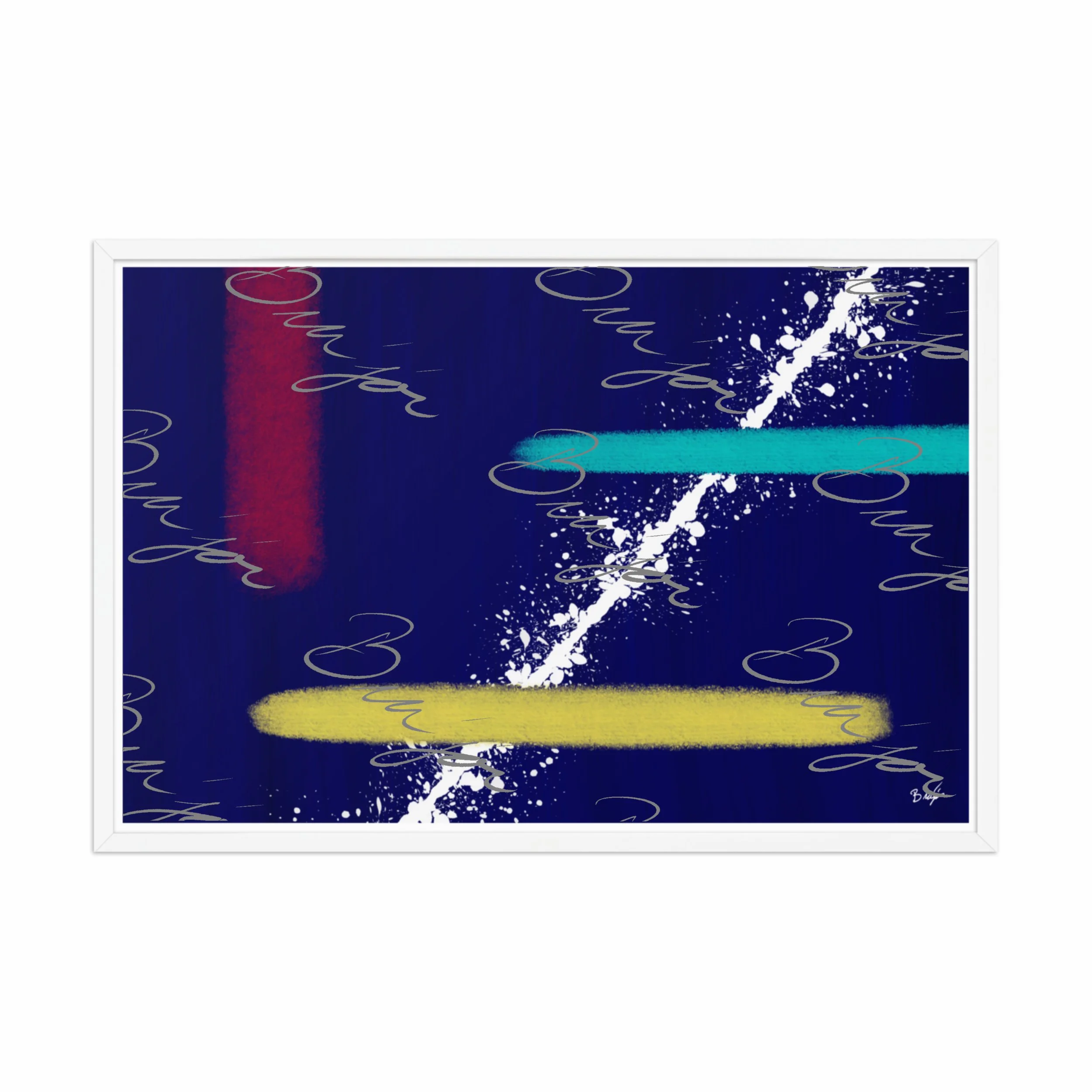 Framed Artwork - Title: Act II