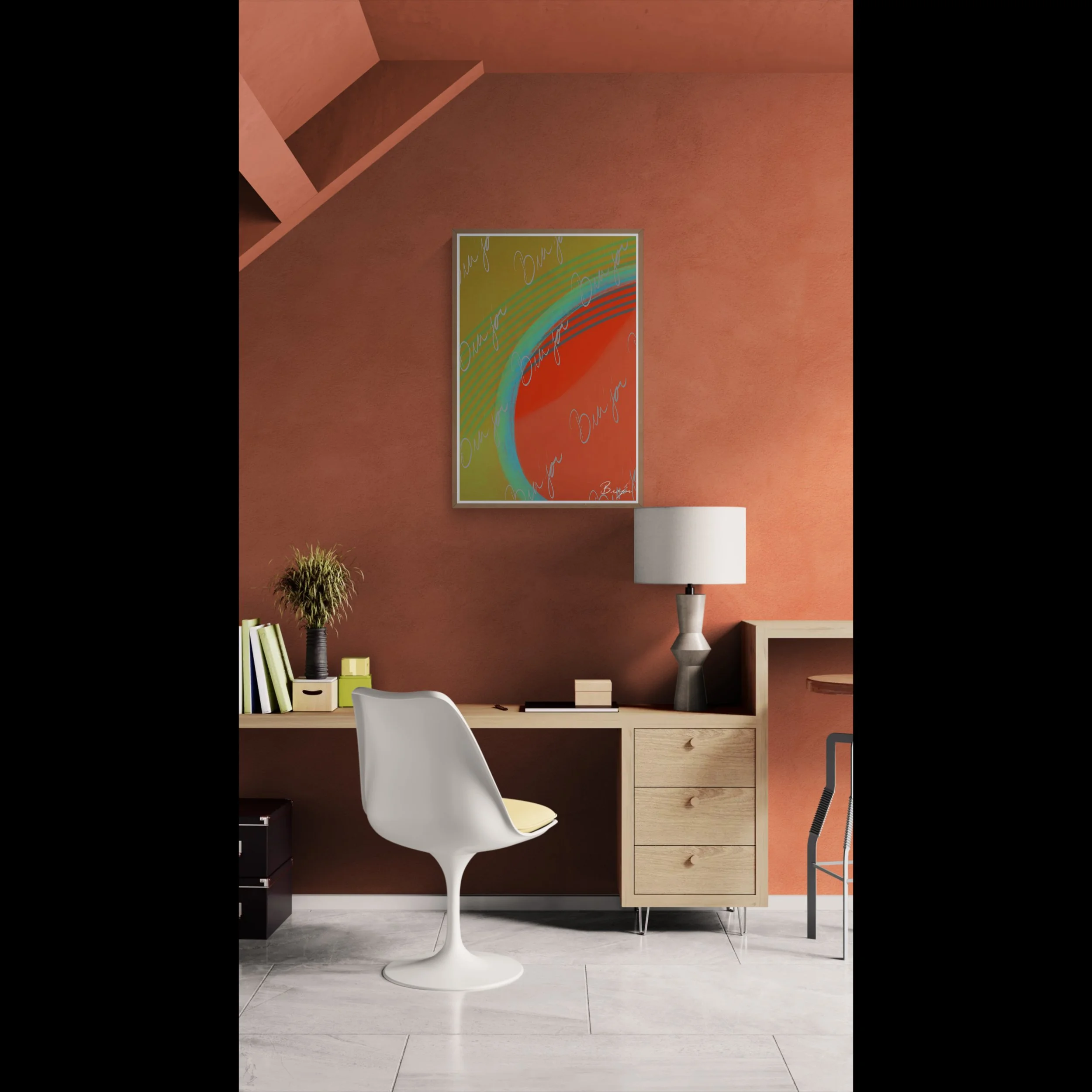 Framed Artwork - Title: Warmth