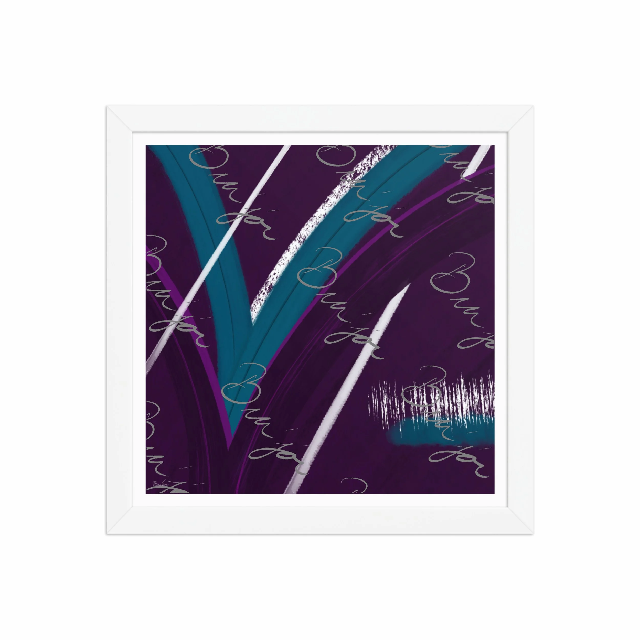 Framed Artwork - Title: Withdraw