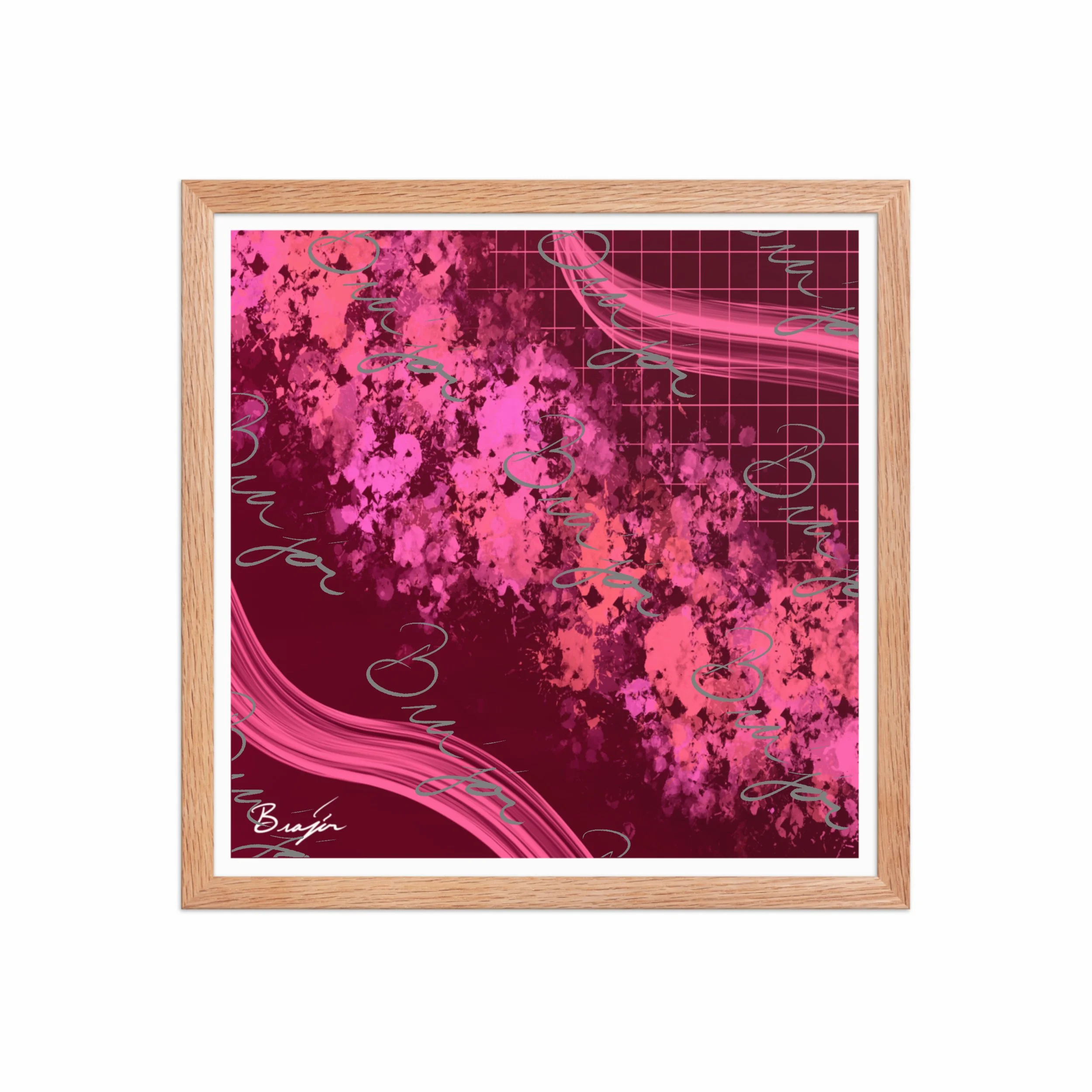 Framed Artwork - Title: Soft