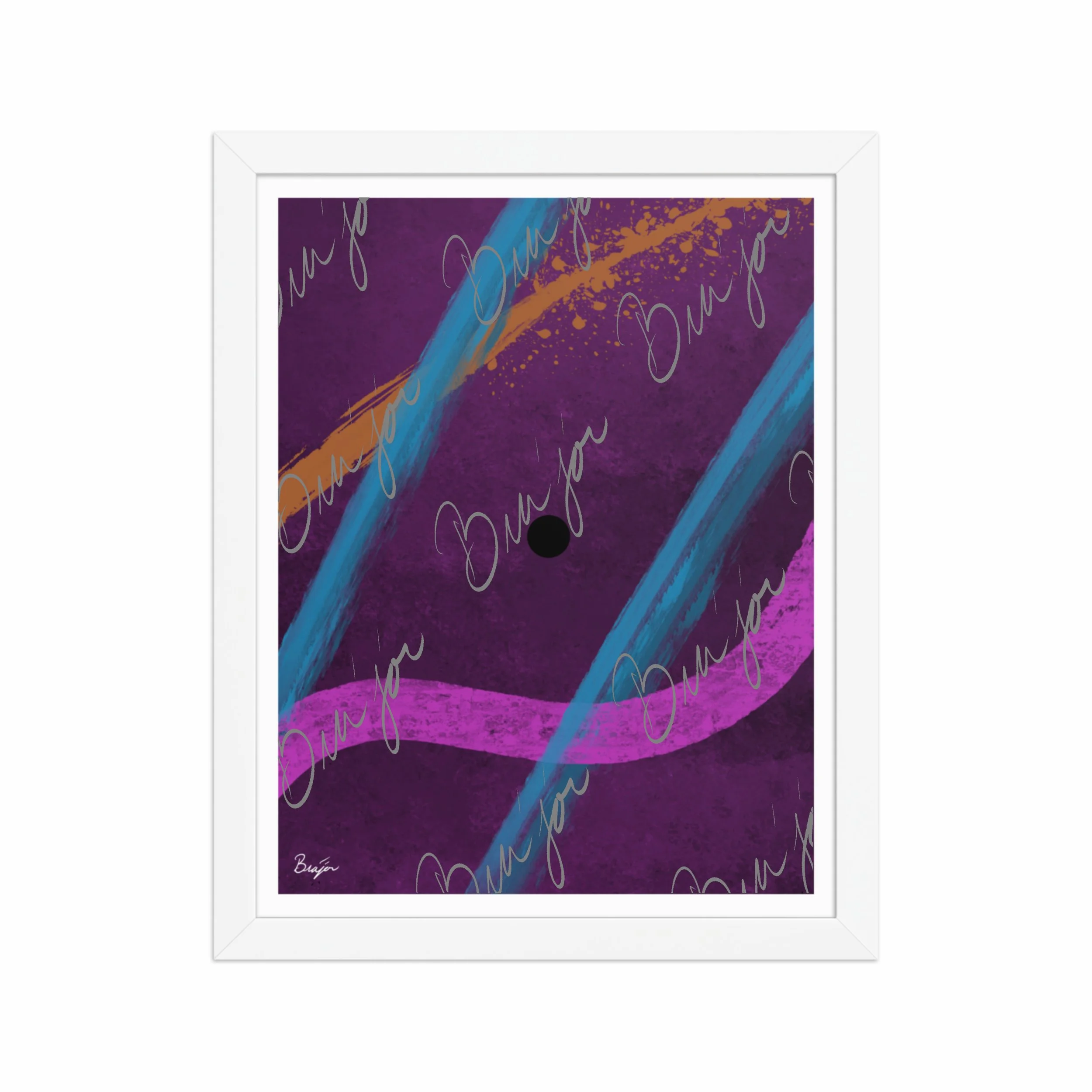 Framed Artwork - Title: Absent