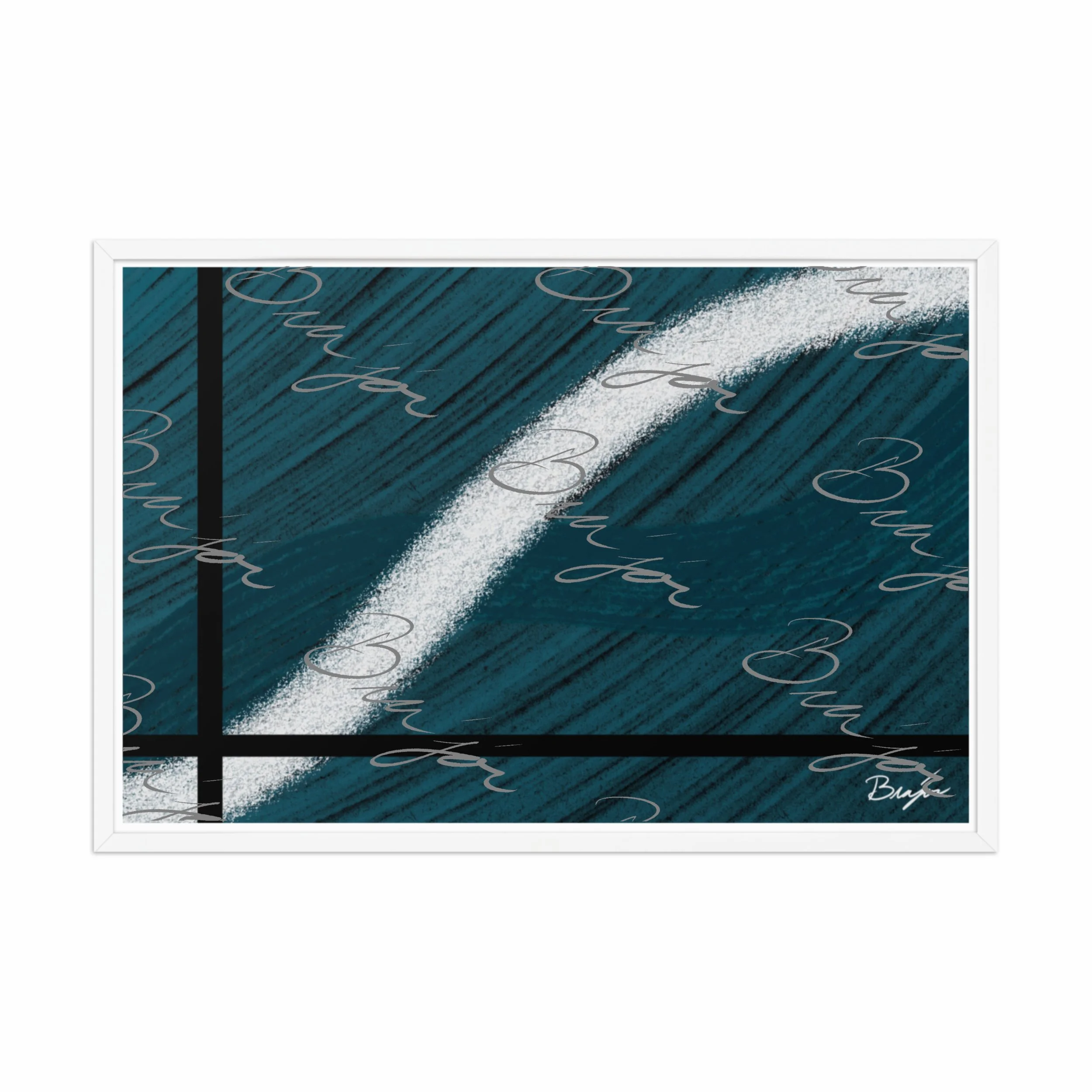 Framed Artwork - Title: The Storm