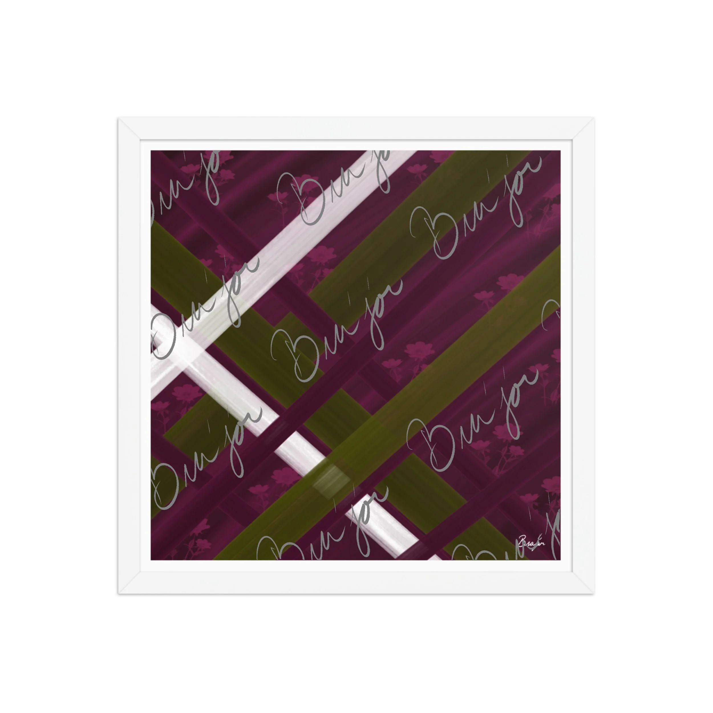 Framed Artwork - Title: Complex