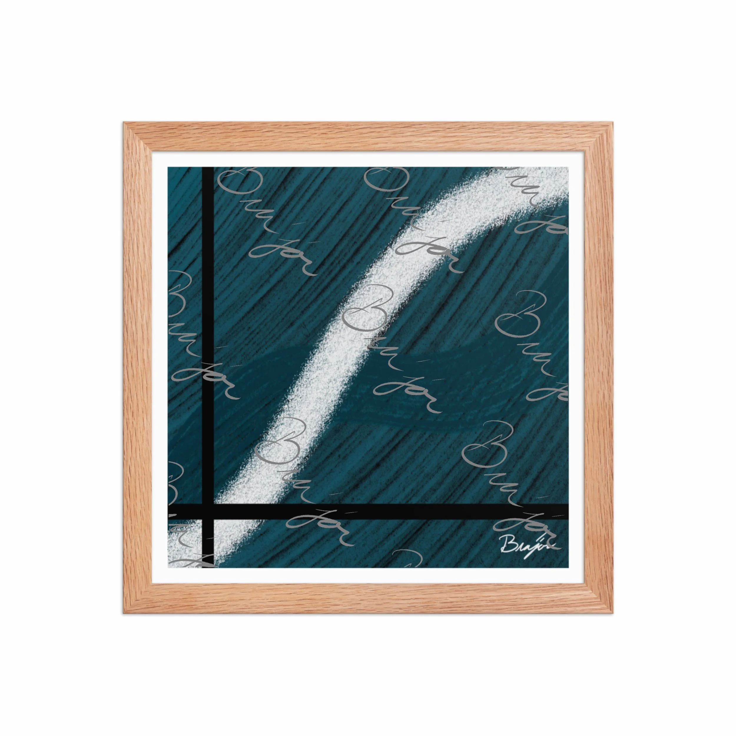 Framed Artwork - Title: The Storm