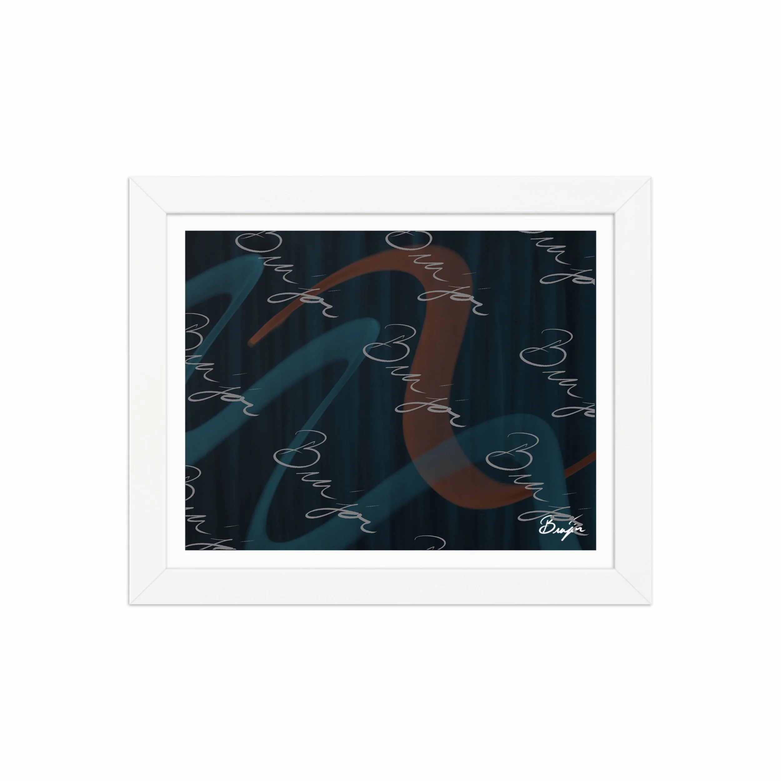 Framed Artwork - Title: Act