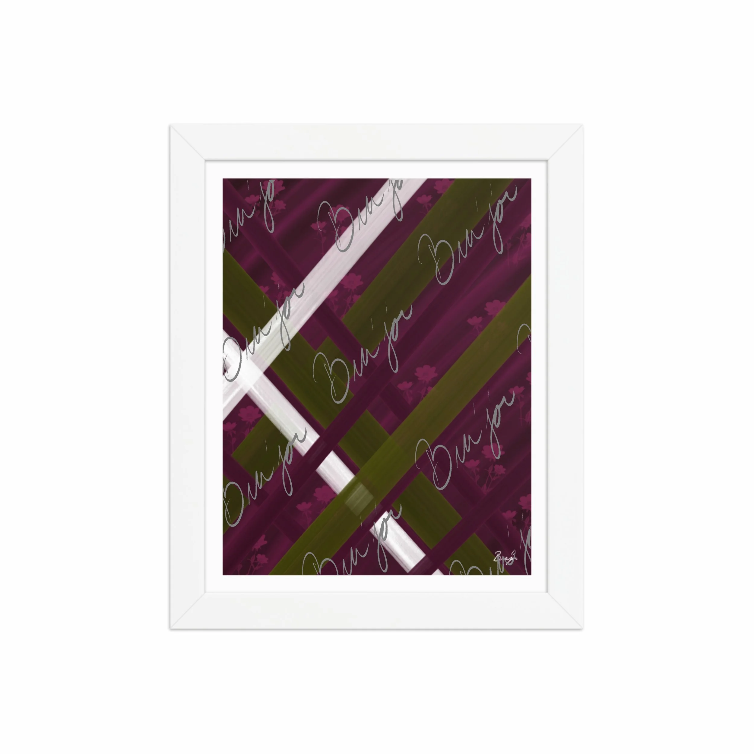 Framed Artwork - Title: Complex
