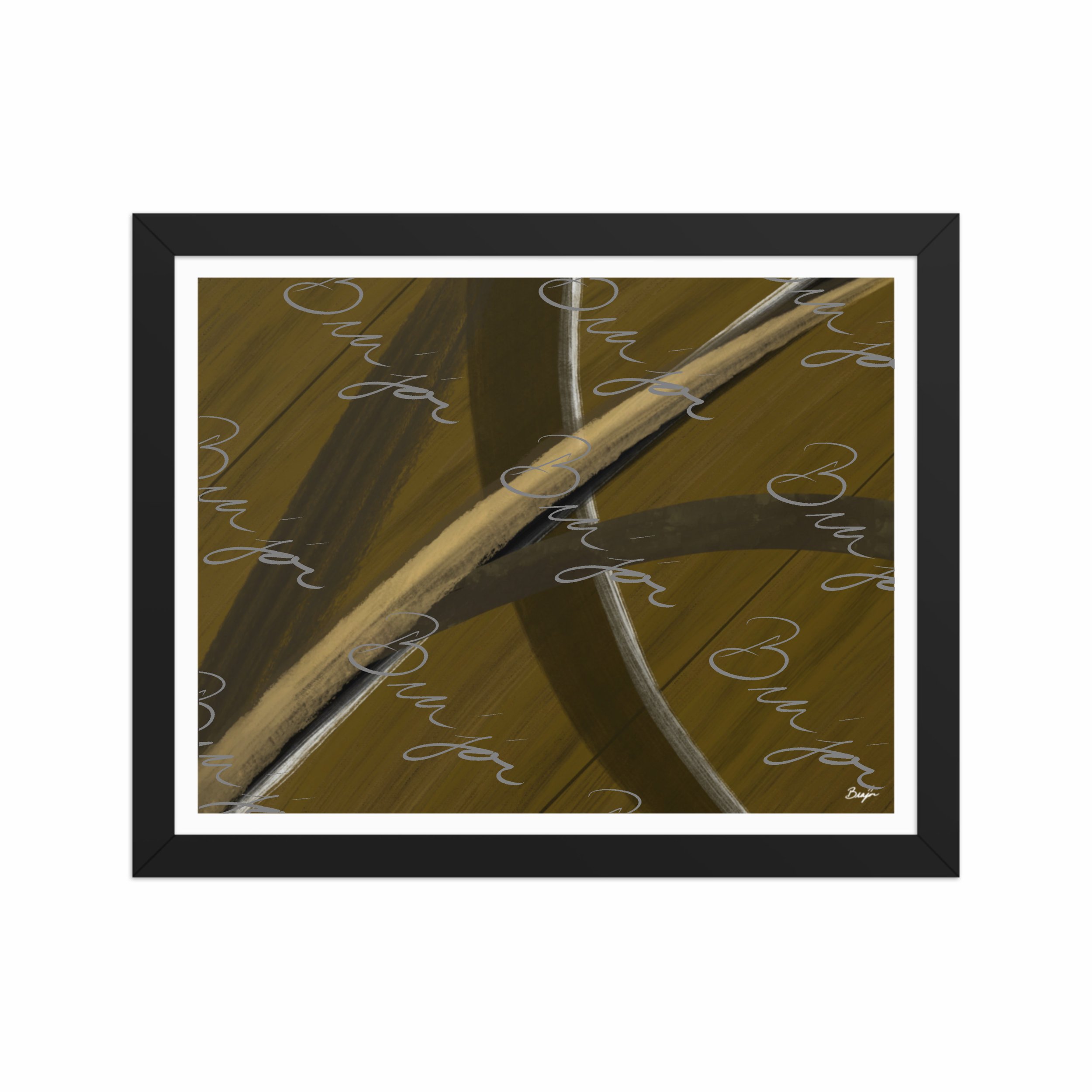 Framed Artwork - Title: Parting