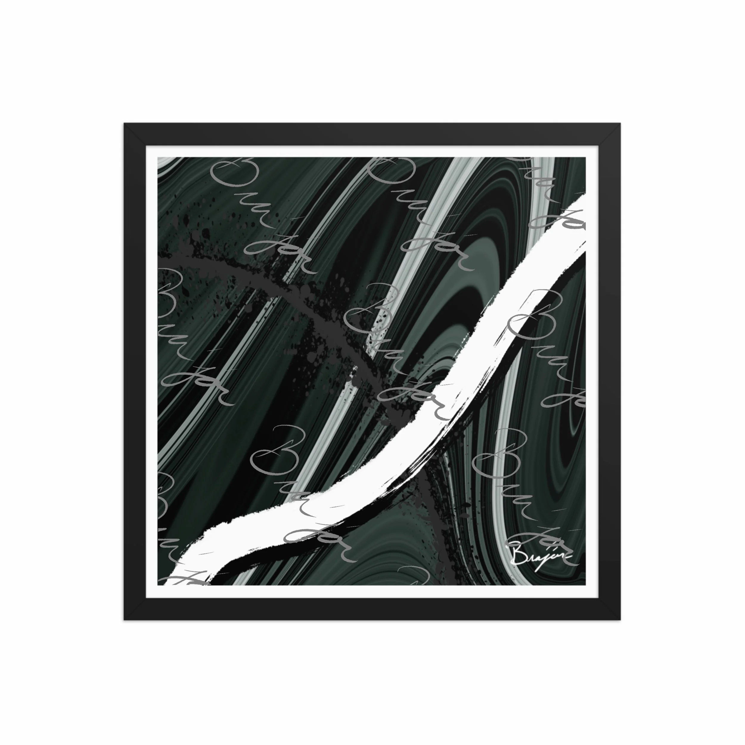 Framed Artwork - Title: High