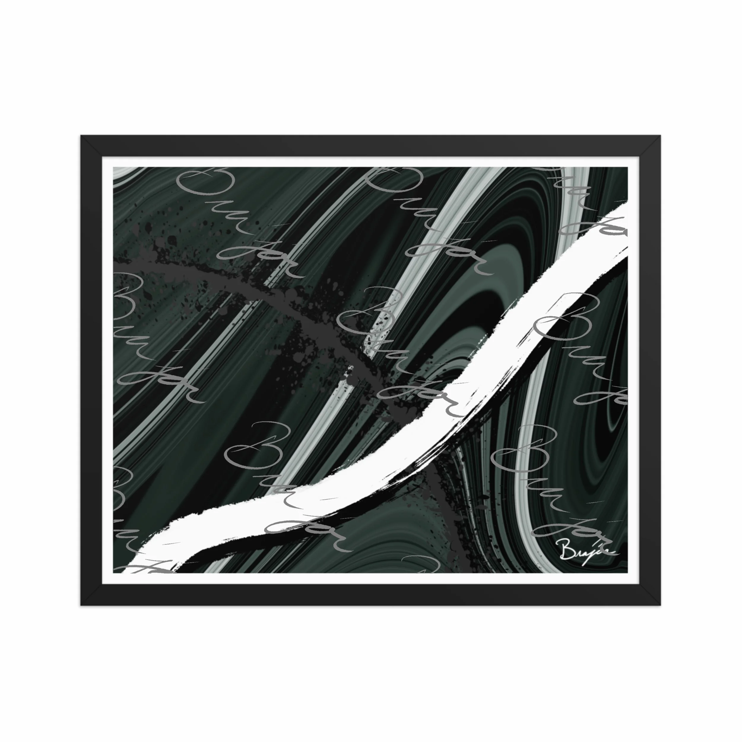 Framed Artwork - Title: High