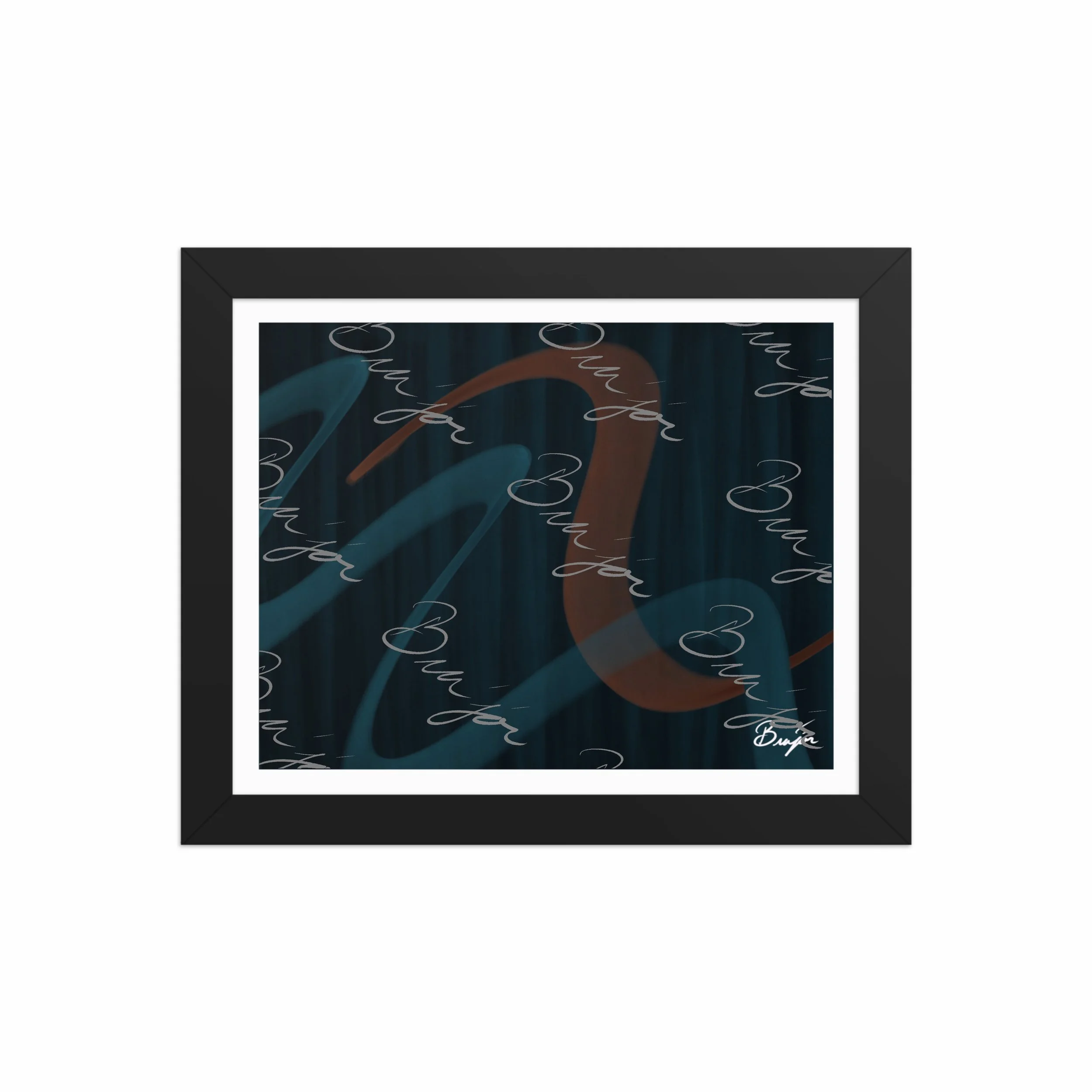 Framed Artwork - Title: Act