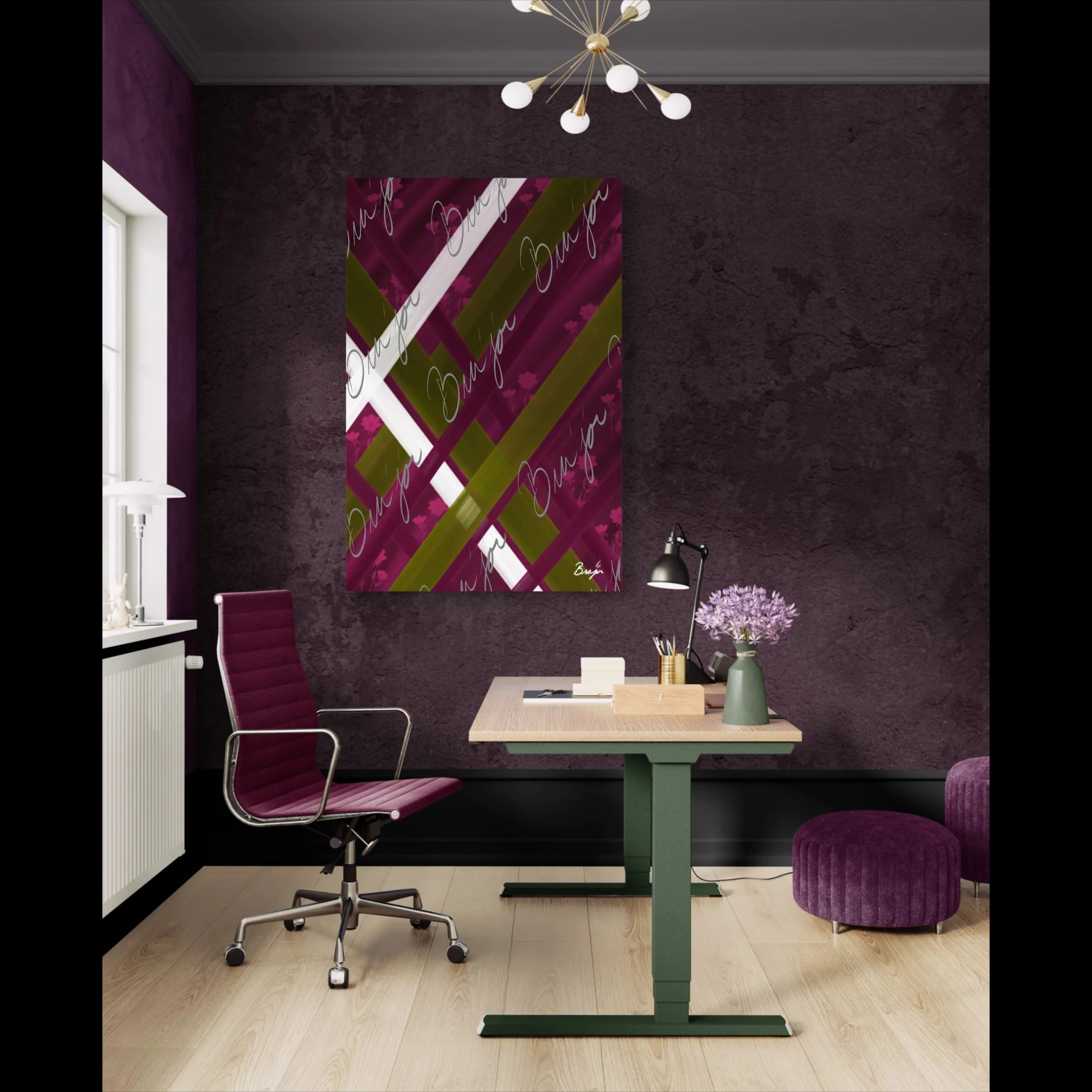 XL Canvas Wall Art - Title: Complex