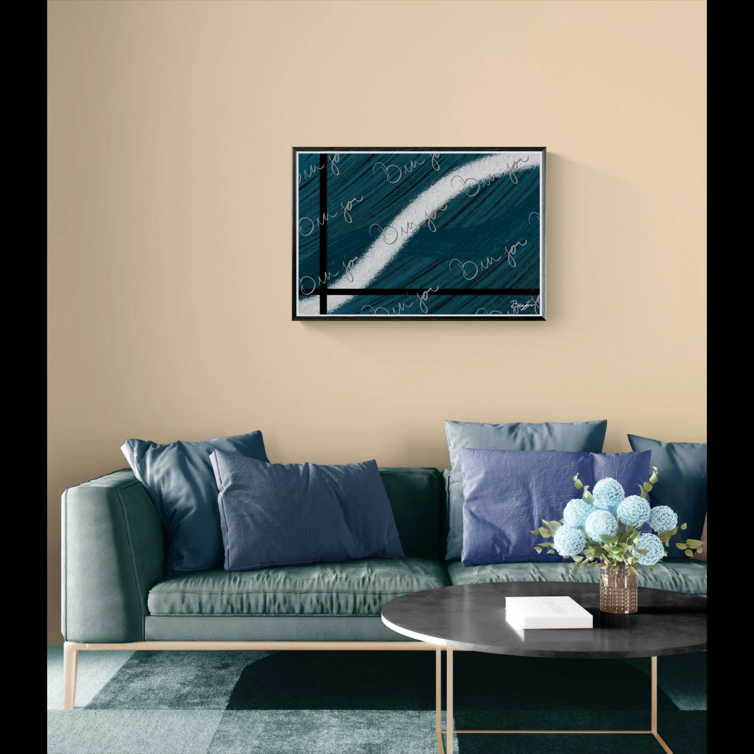 Framed Artwork - Title: The Storm