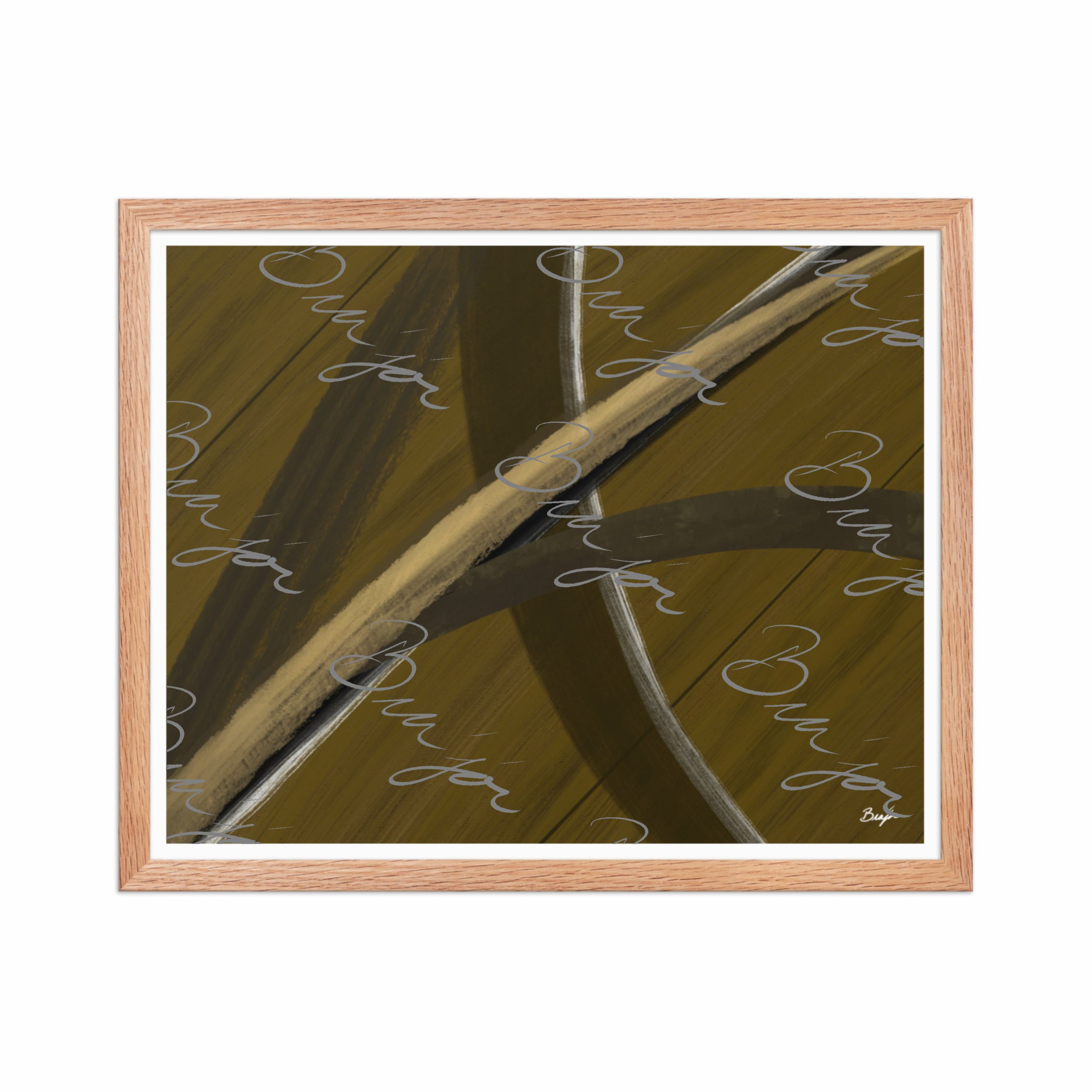 Framed Artwork - Title: Parting