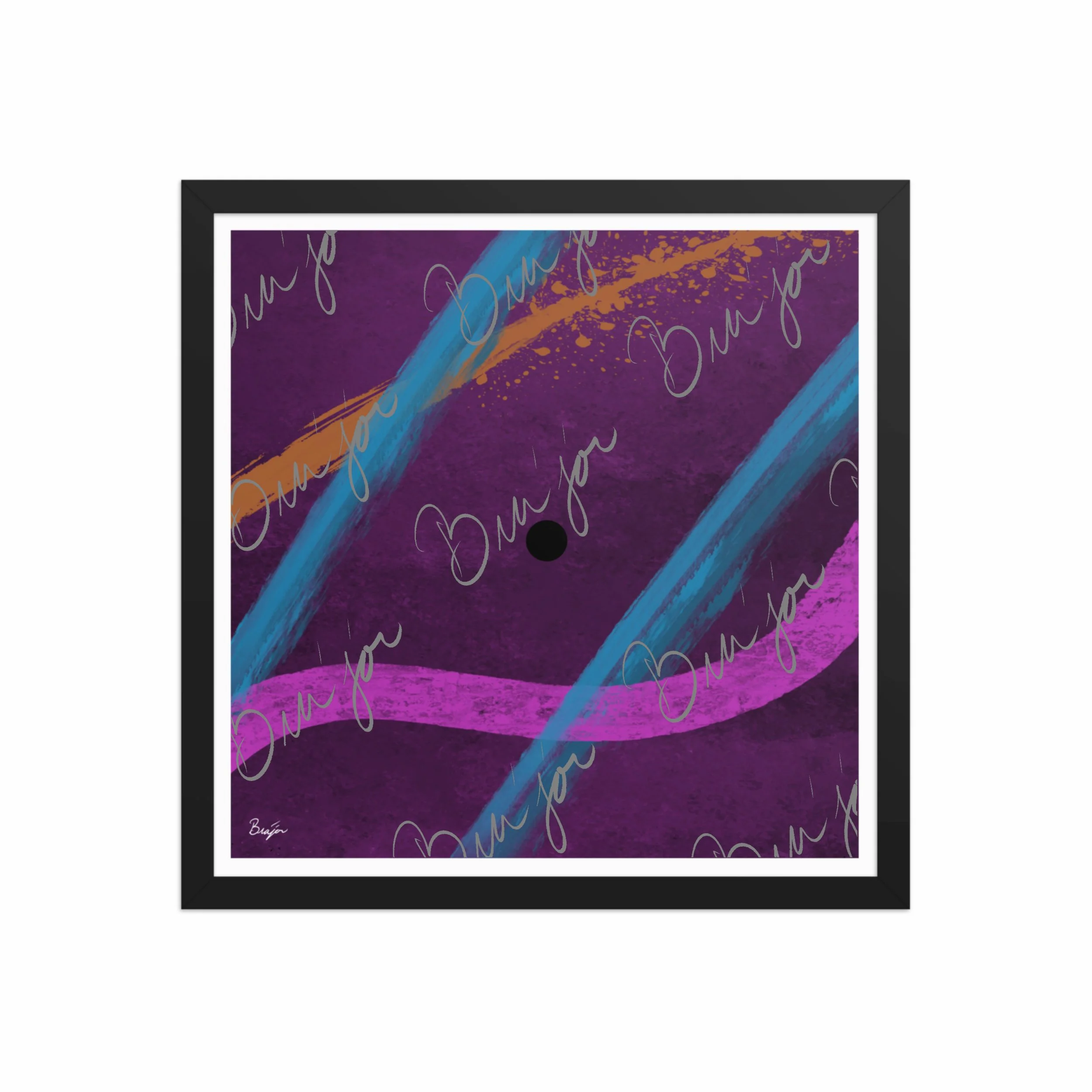 Framed Artwork - Title: Absent