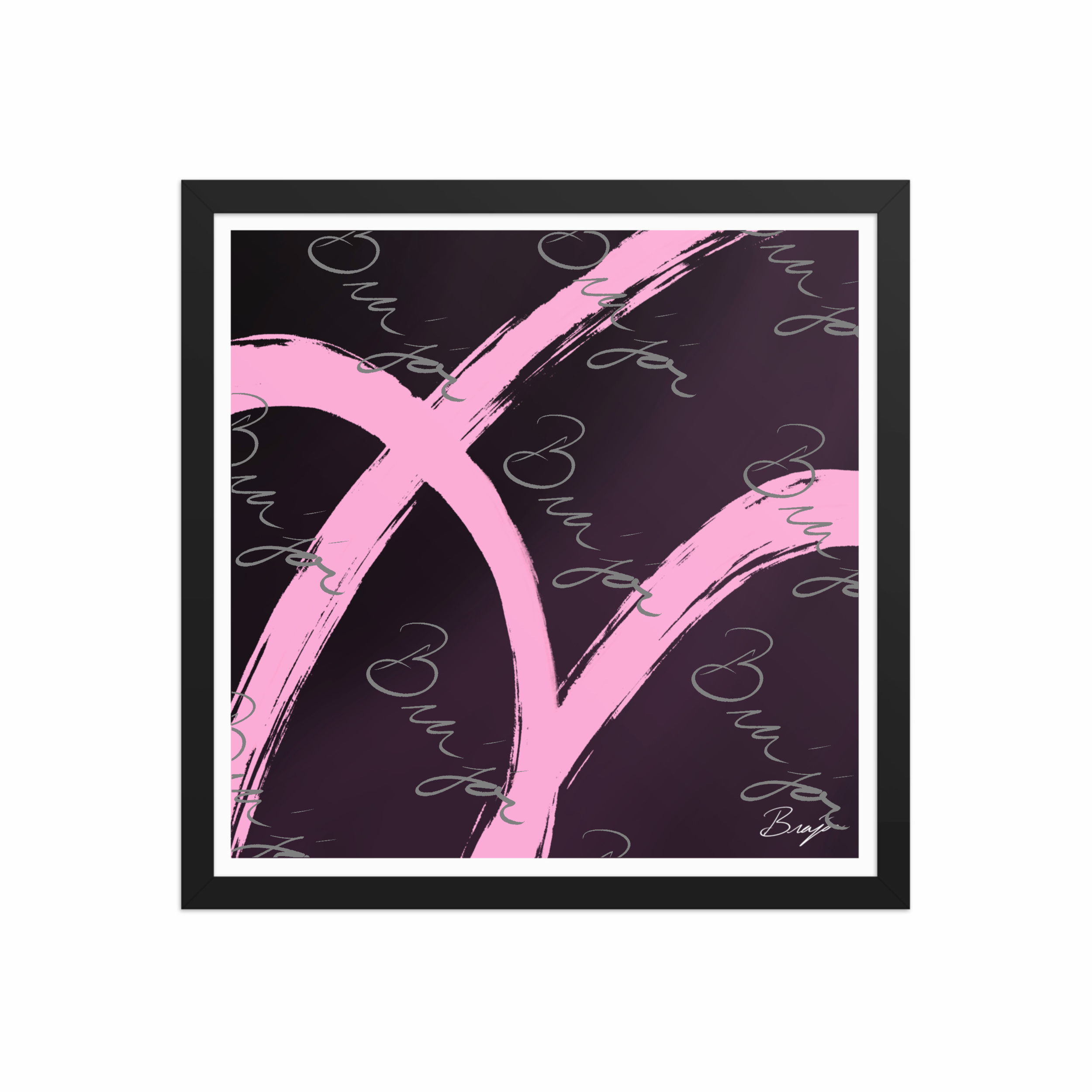 Framed Artwork - Title: Sentiment