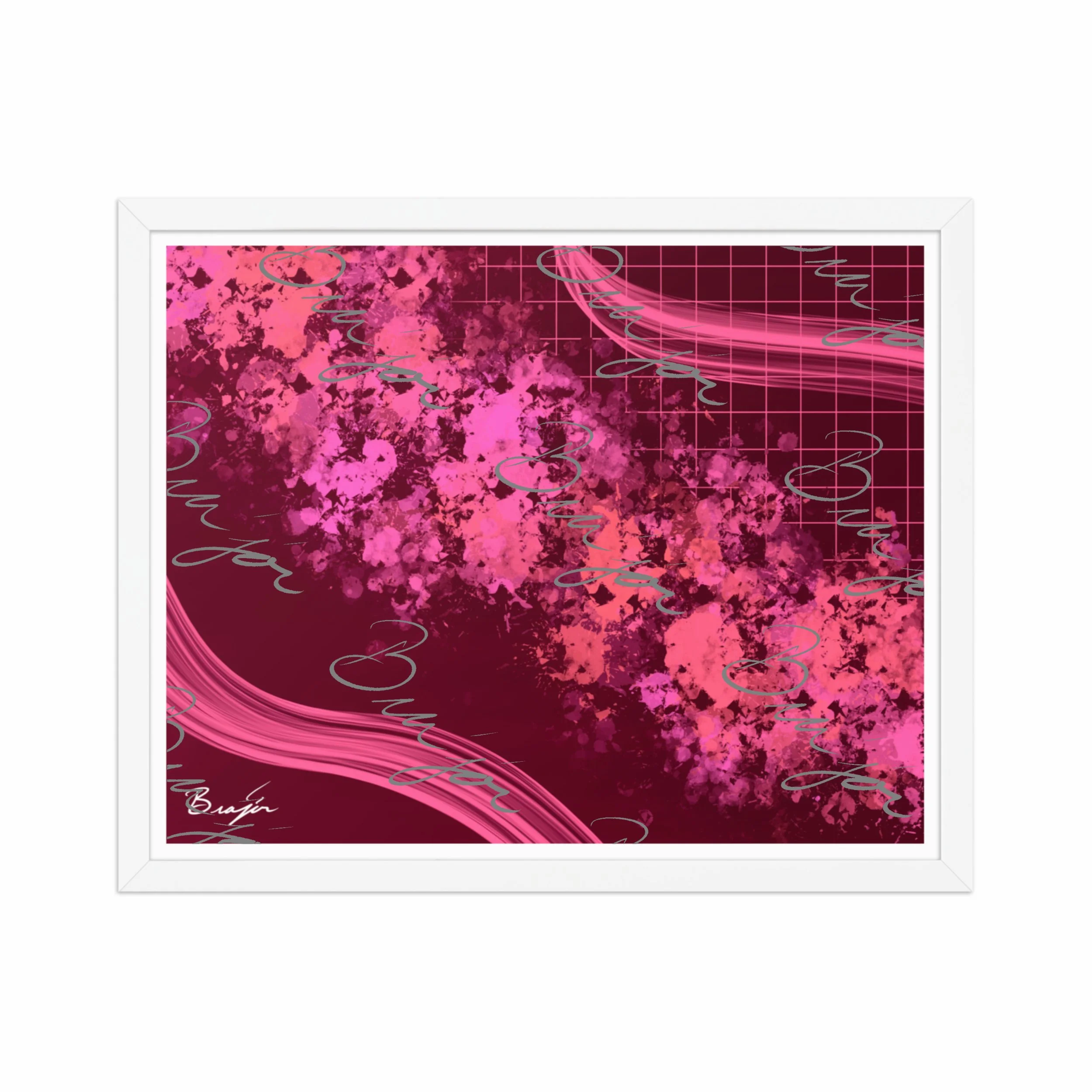 Framed Artwork - Title: Soft