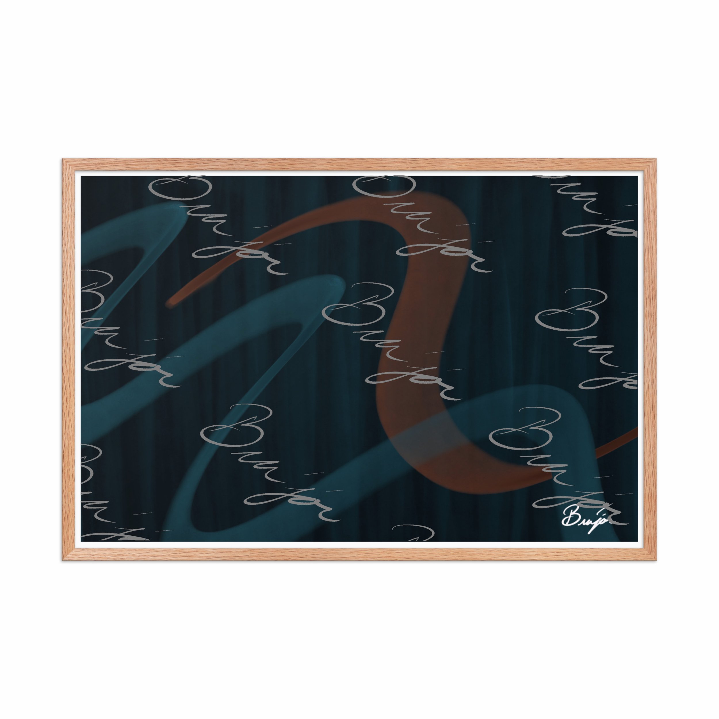 Framed Artwork - Title: Act