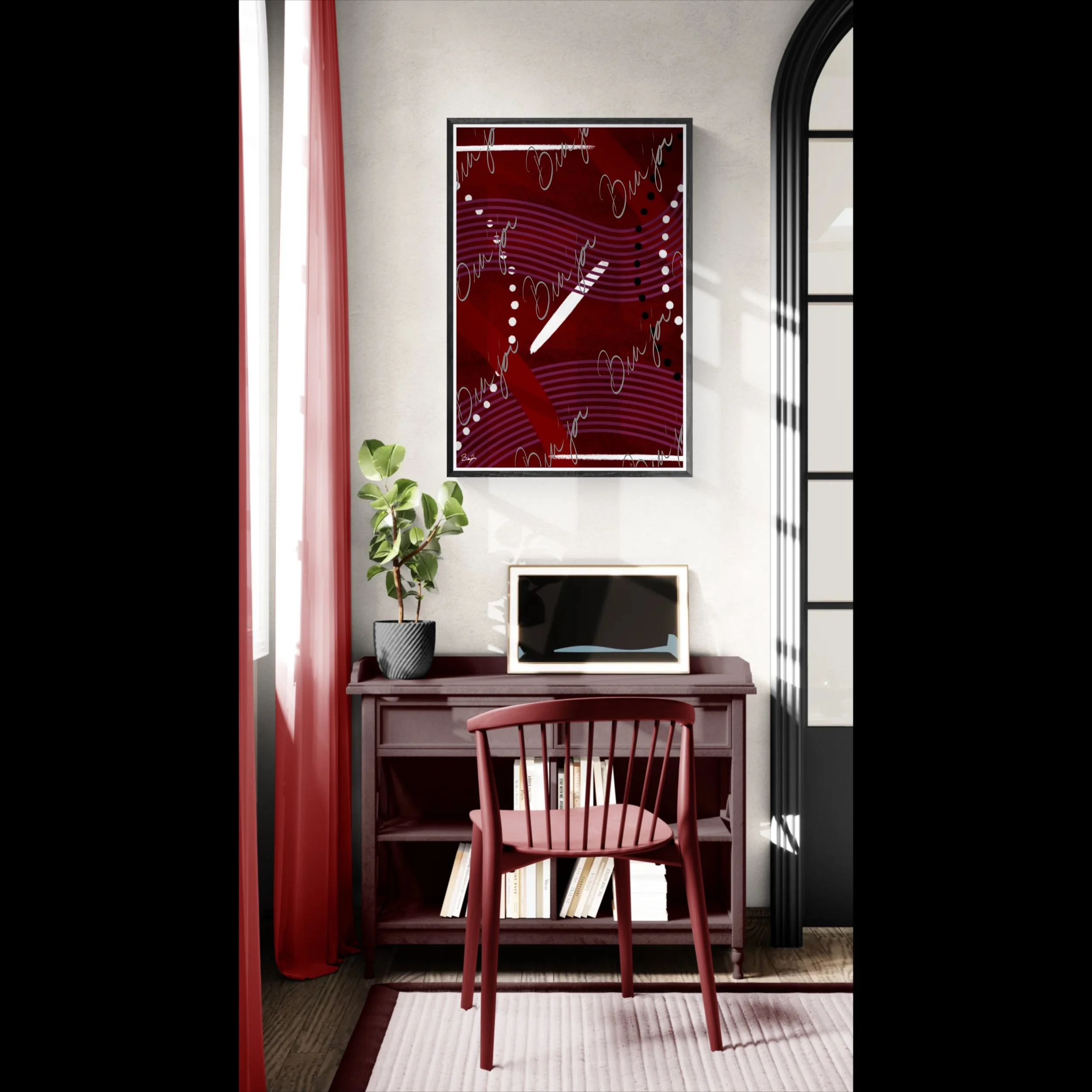 Framed Artwork - Title: Memories