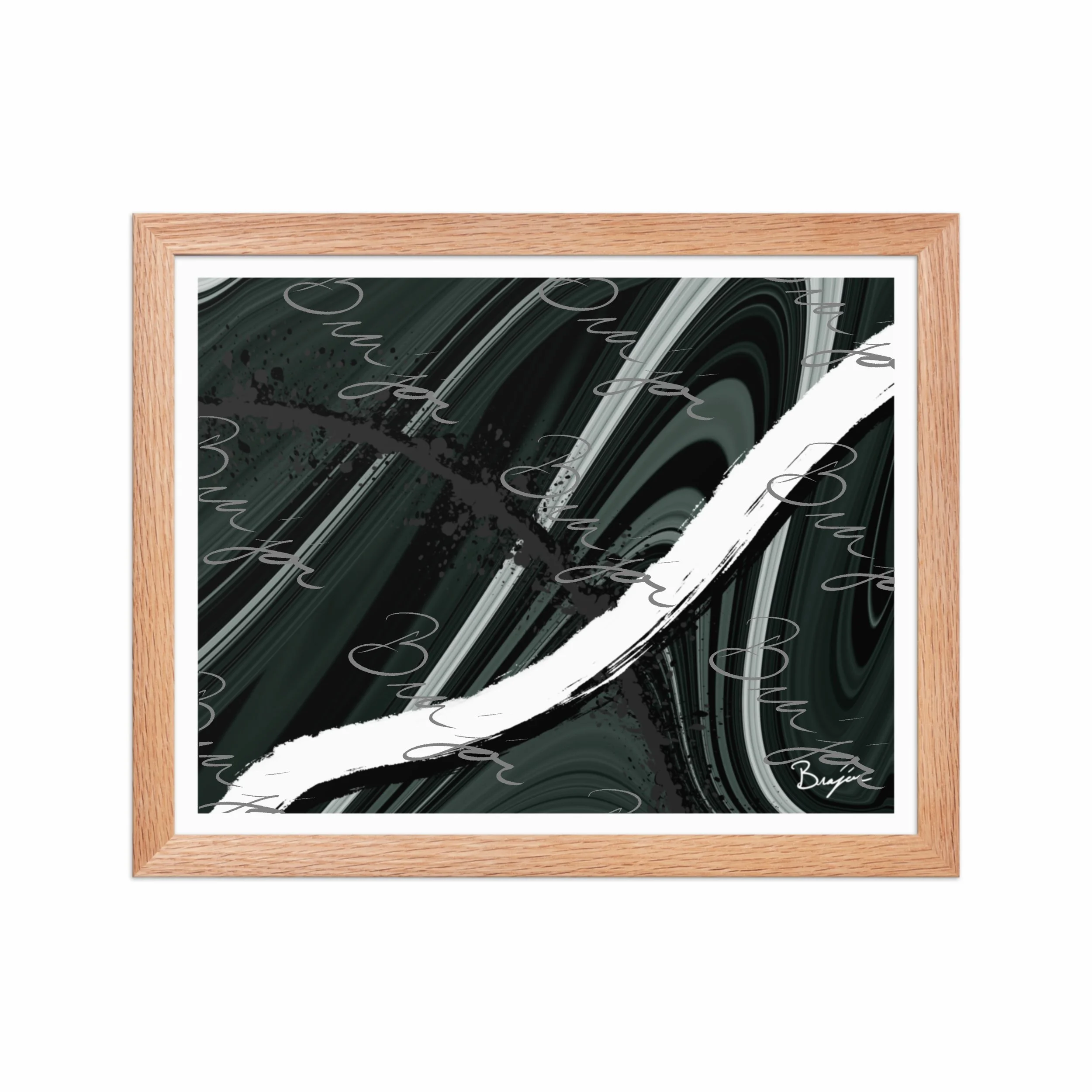 Framed Artwork - Title: High