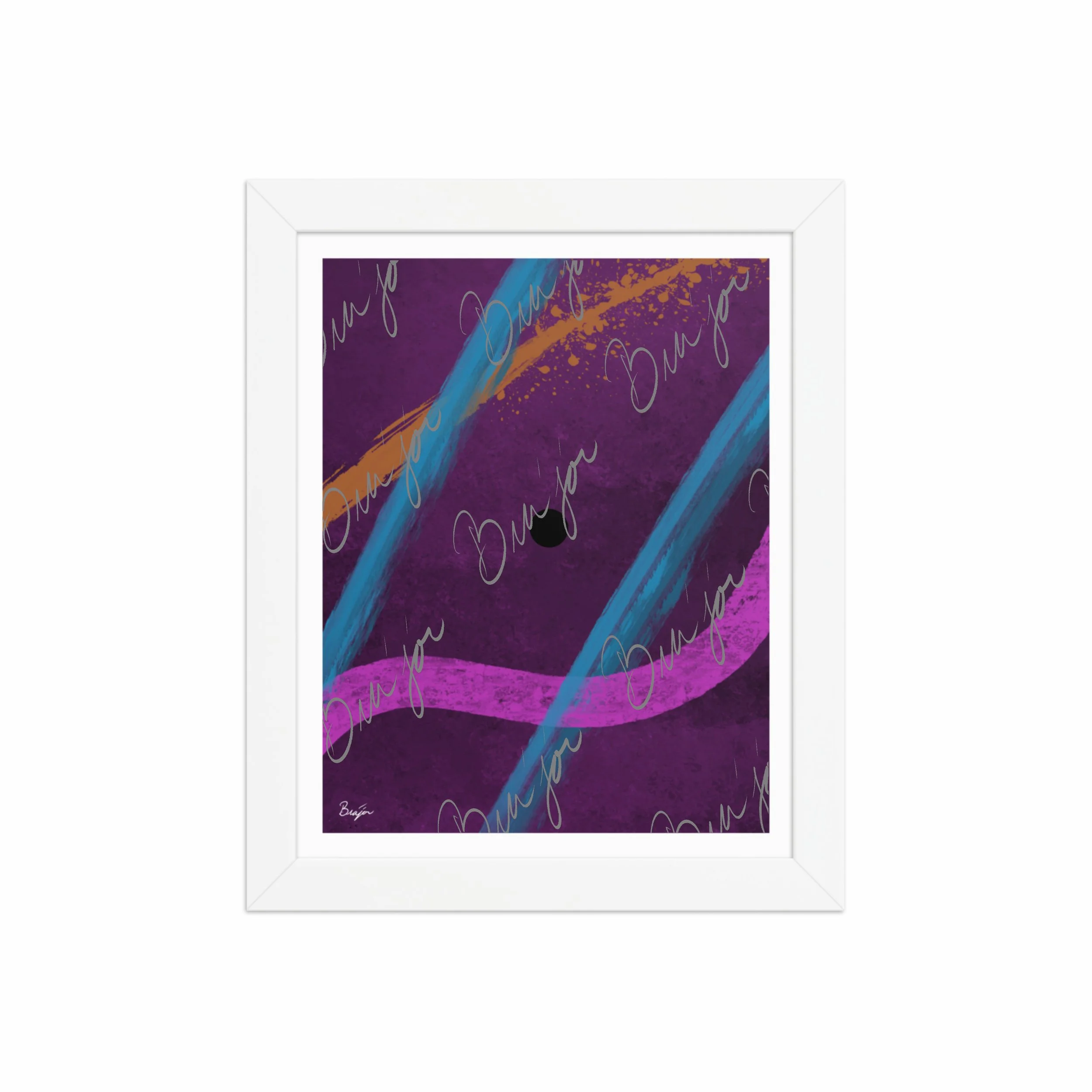 Framed Artwork - Title: Absent