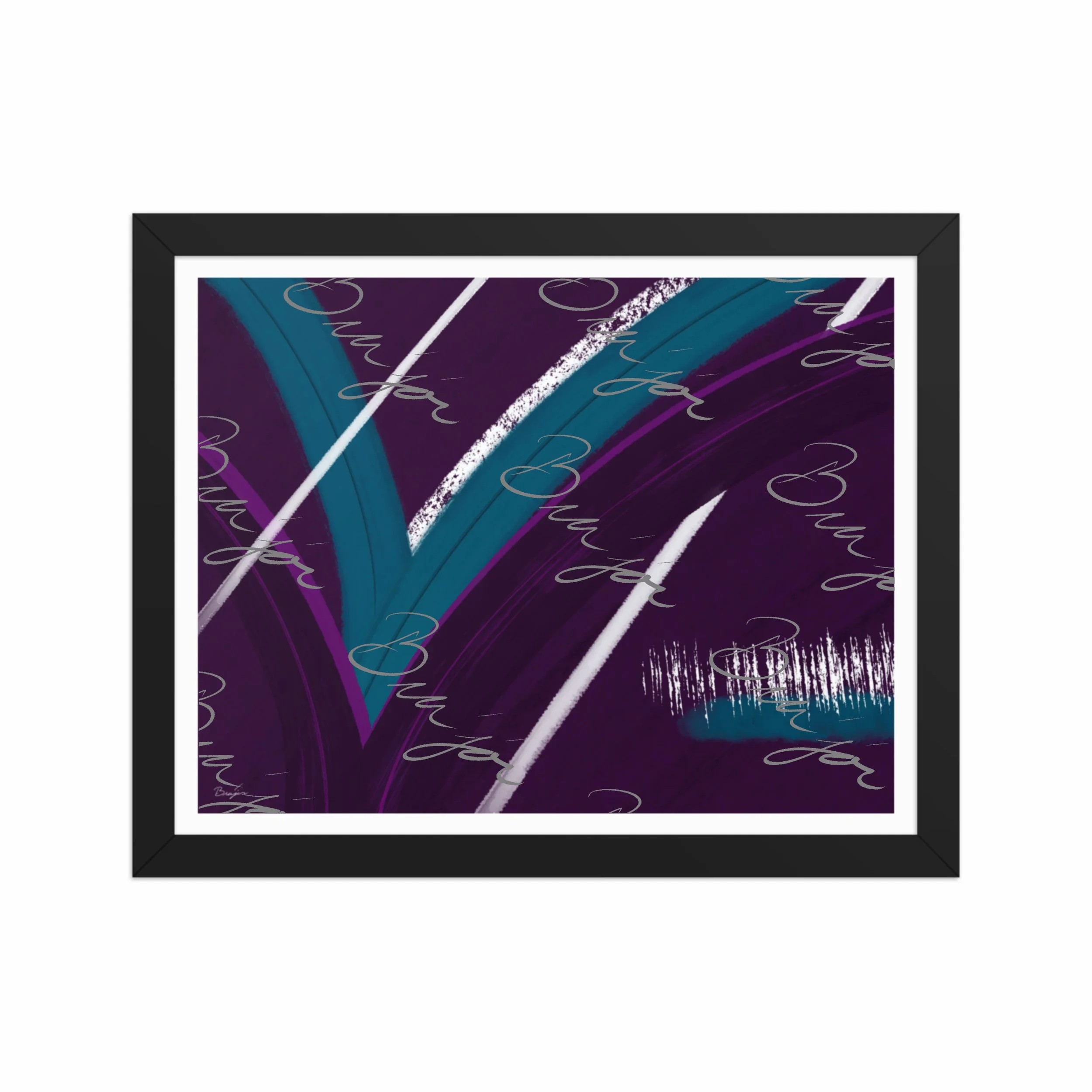 Framed Artwork - Title: Withdraw