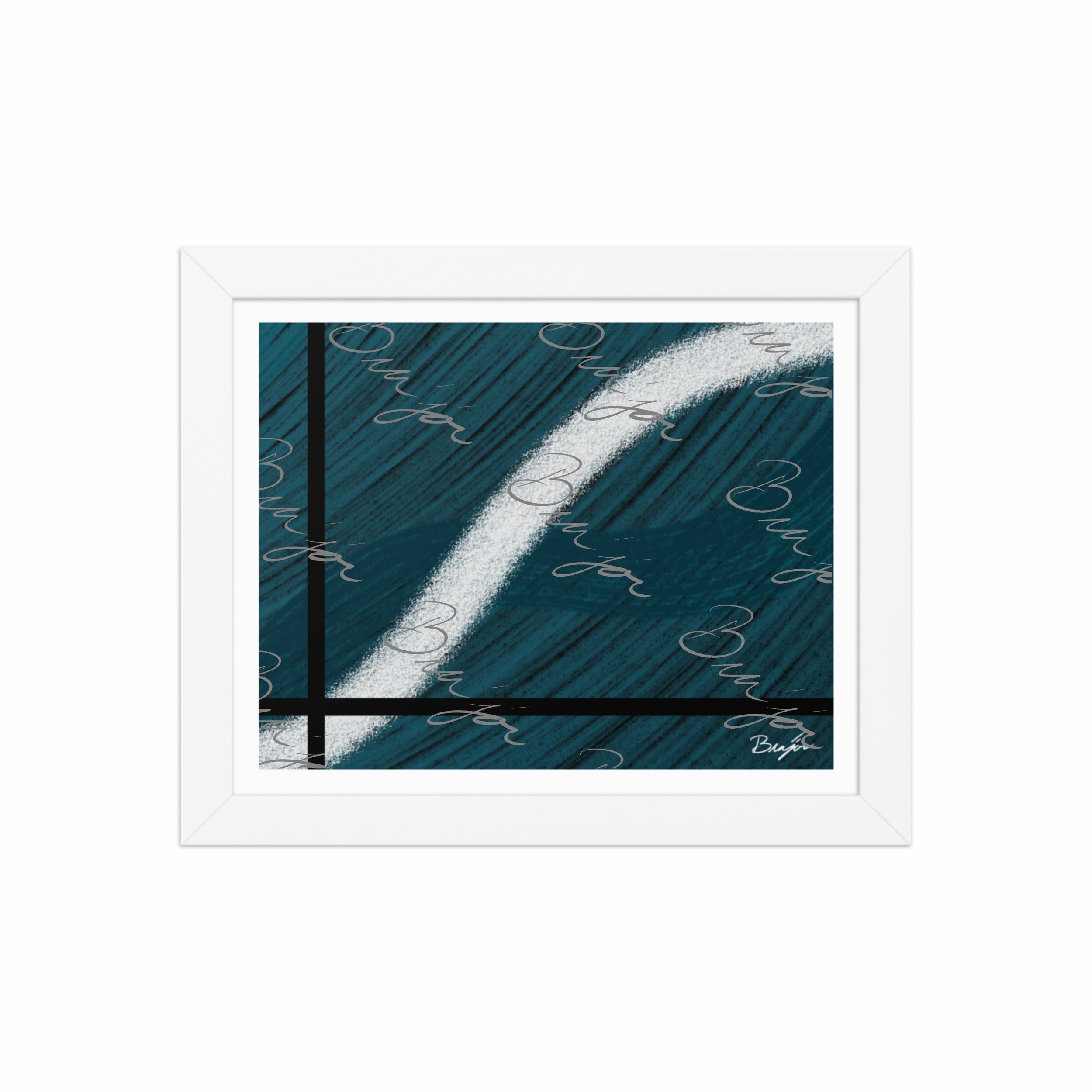 Framed Artwork - Title: The Storm