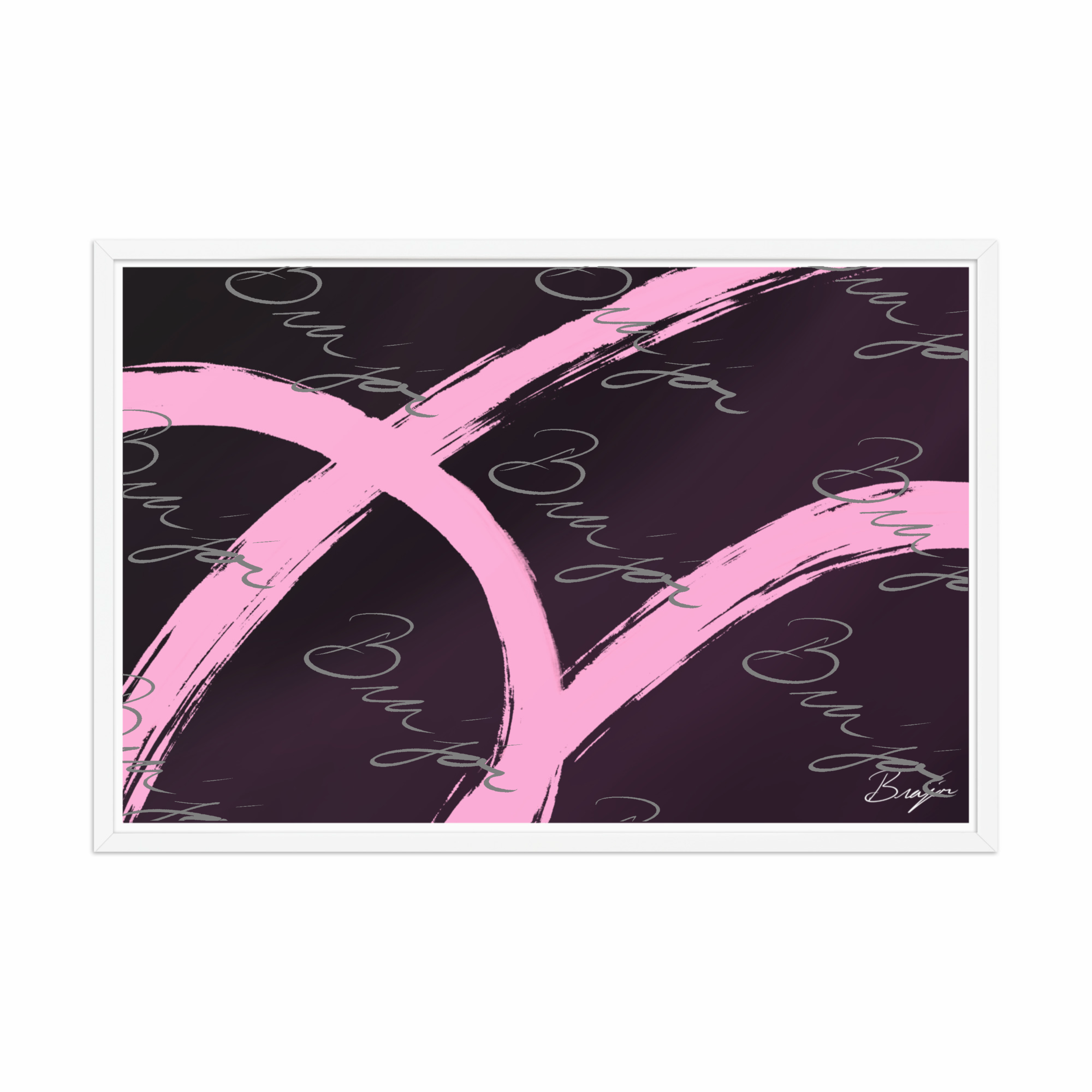 Framed Artwork - Title: Sentiment