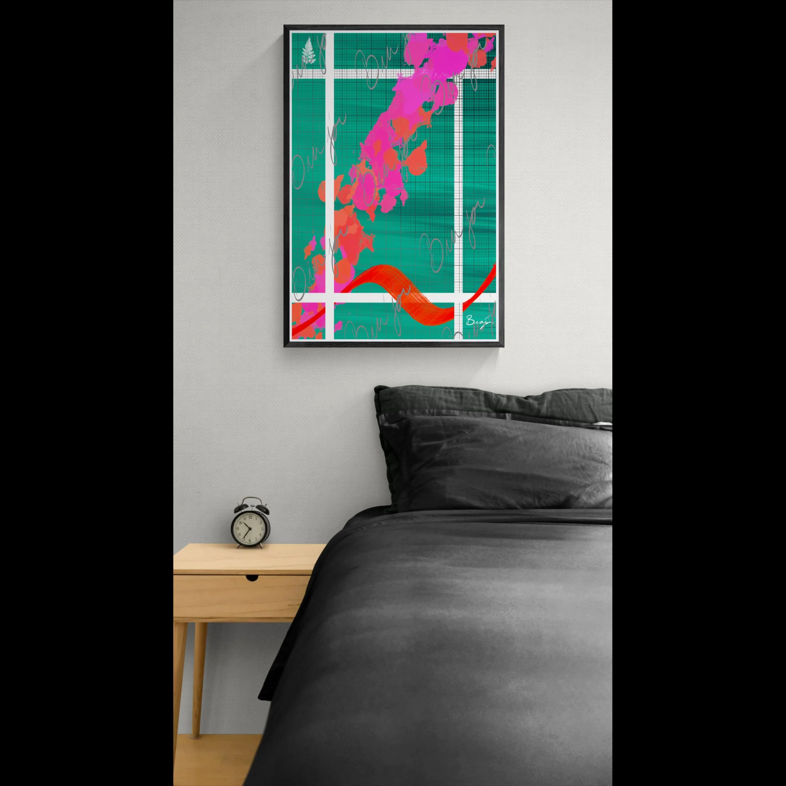 Framed Artwork - Title: Forward