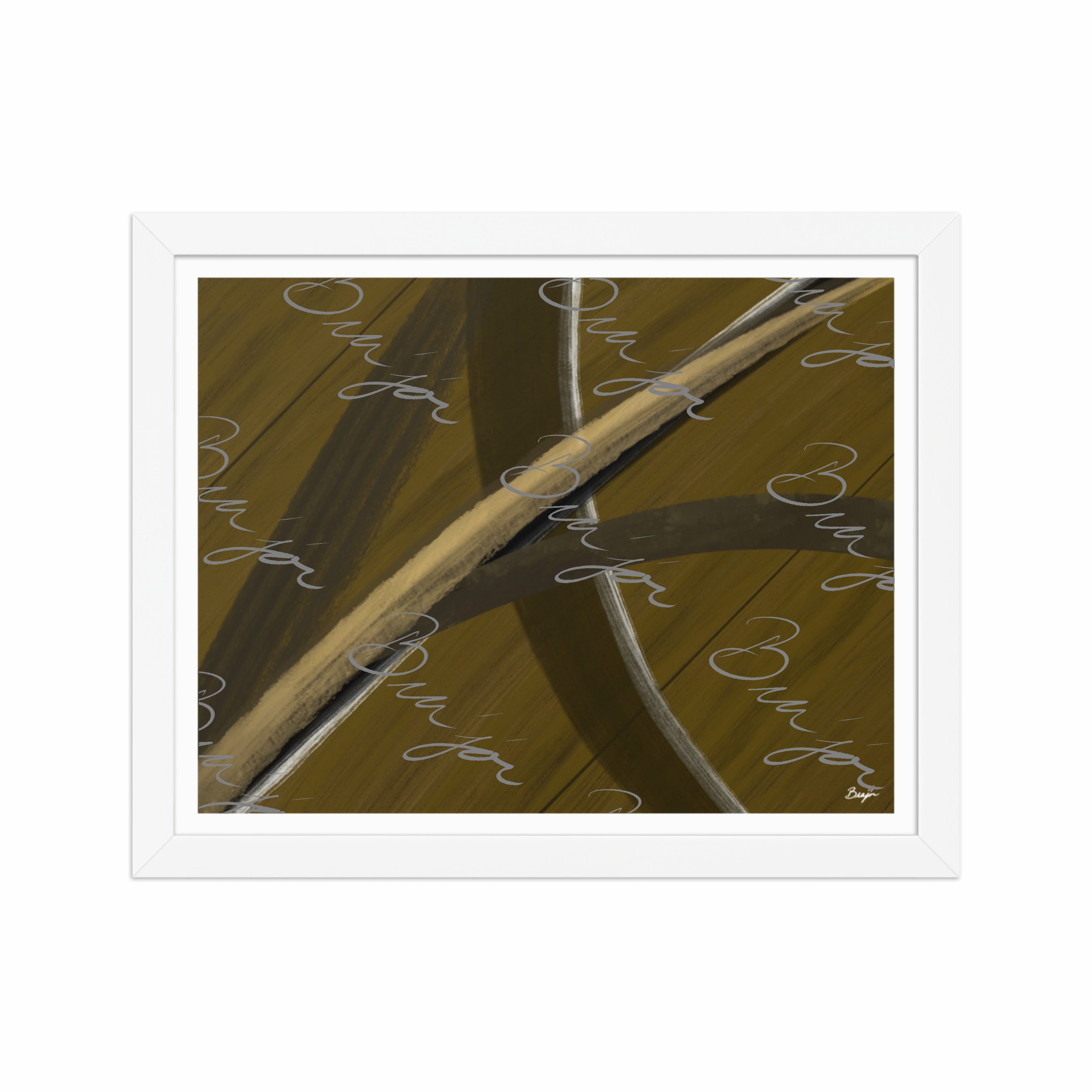 Framed Artwork - Title: Parting