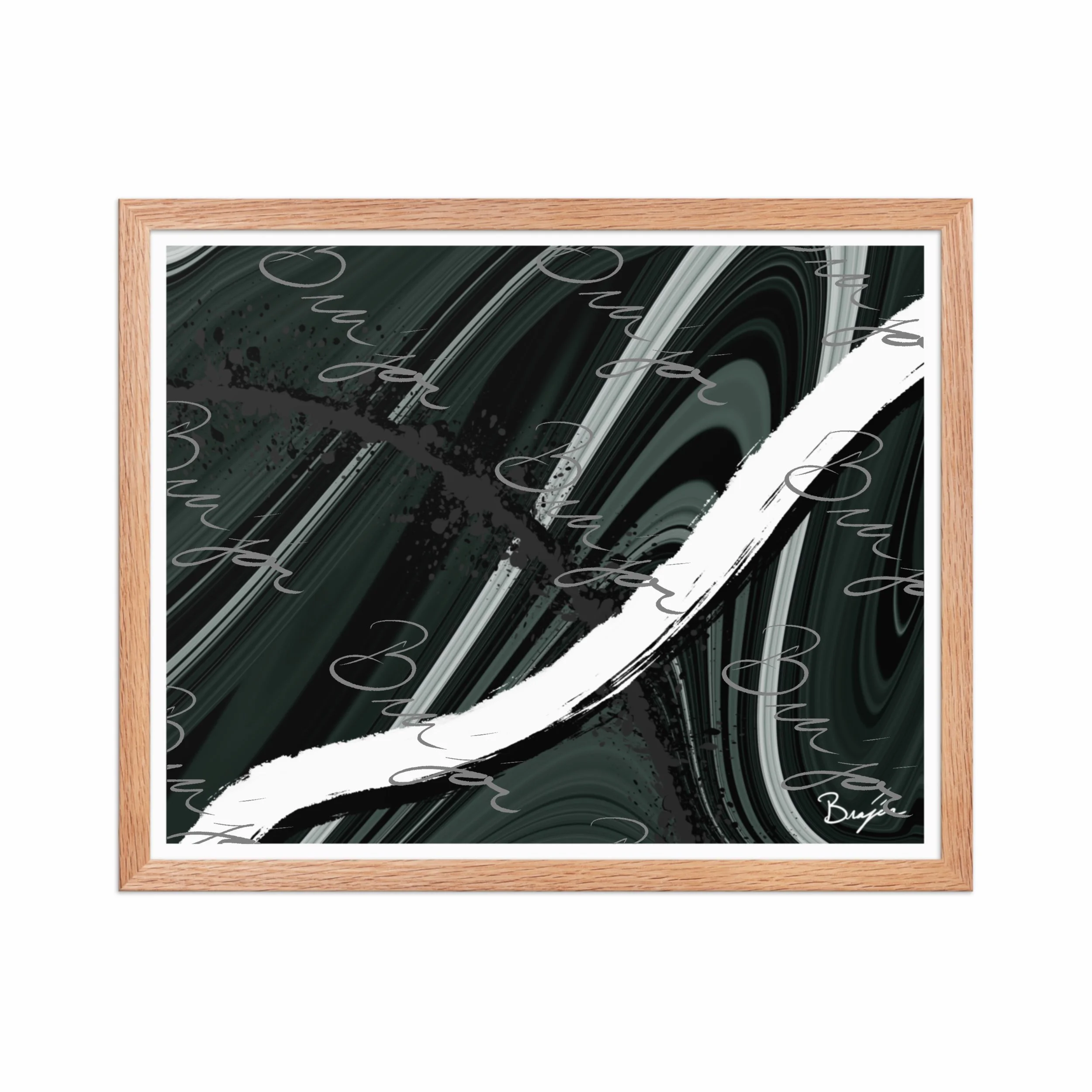 Framed Artwork - Title: High