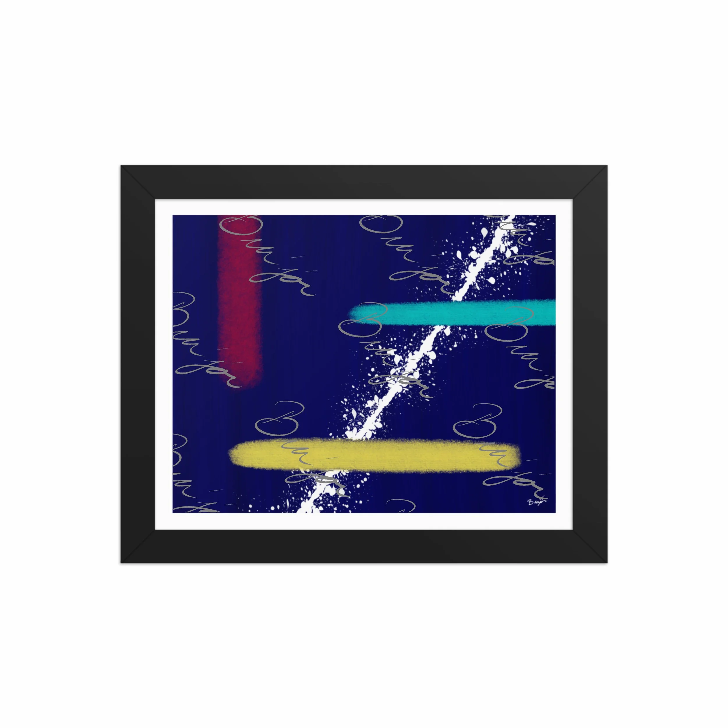 Framed Artwork - Title: Act II