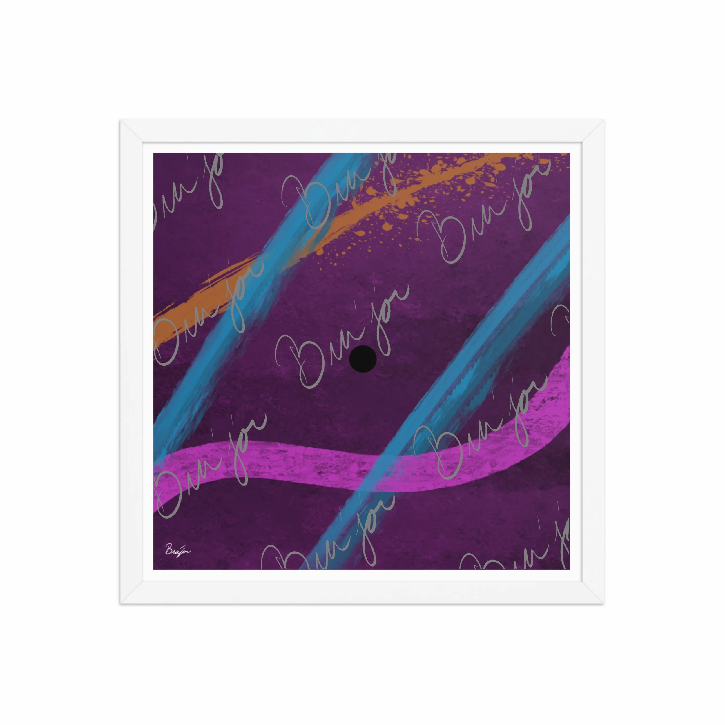 Framed Artwork - Title: Absent