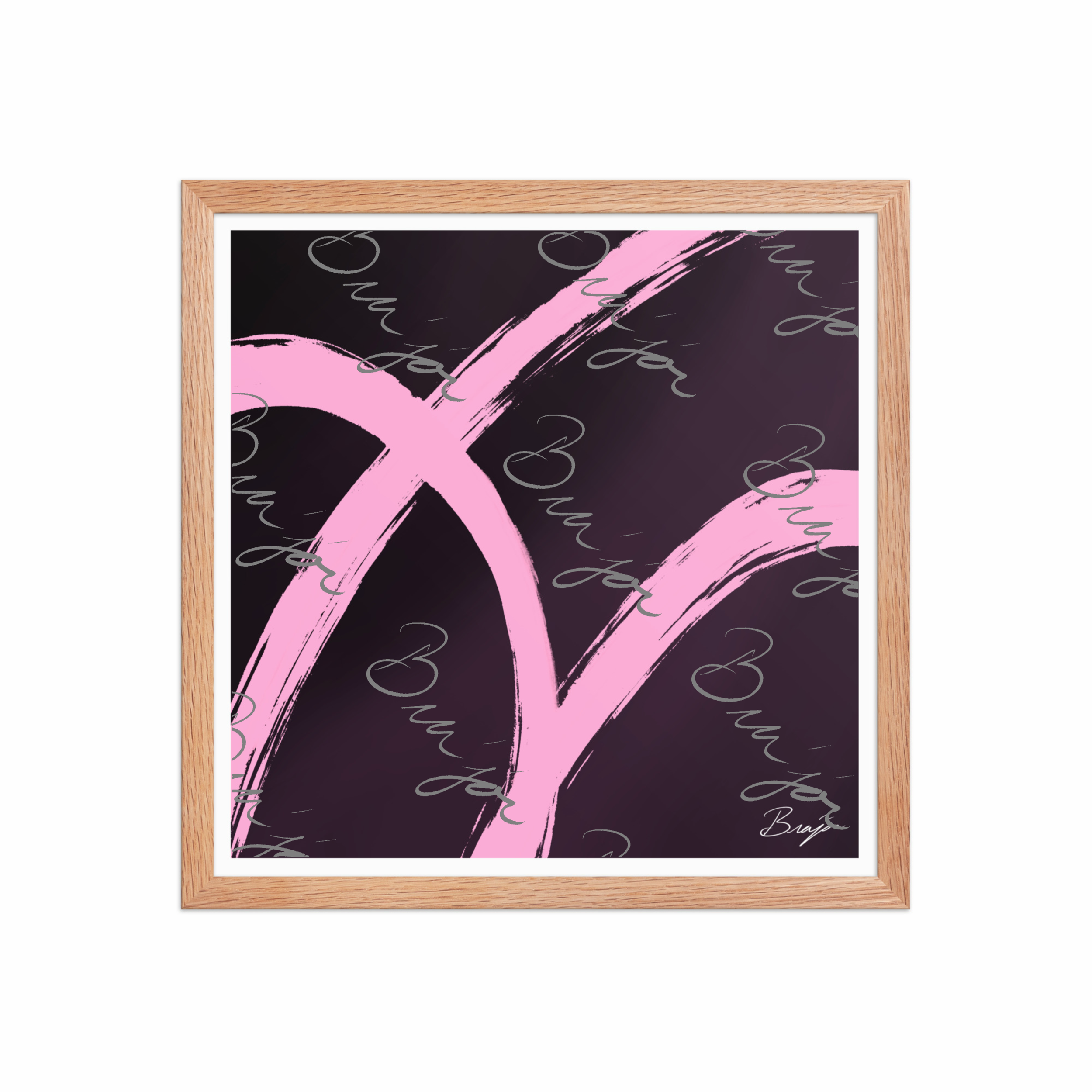 Framed Artwork - Title: Sentiment