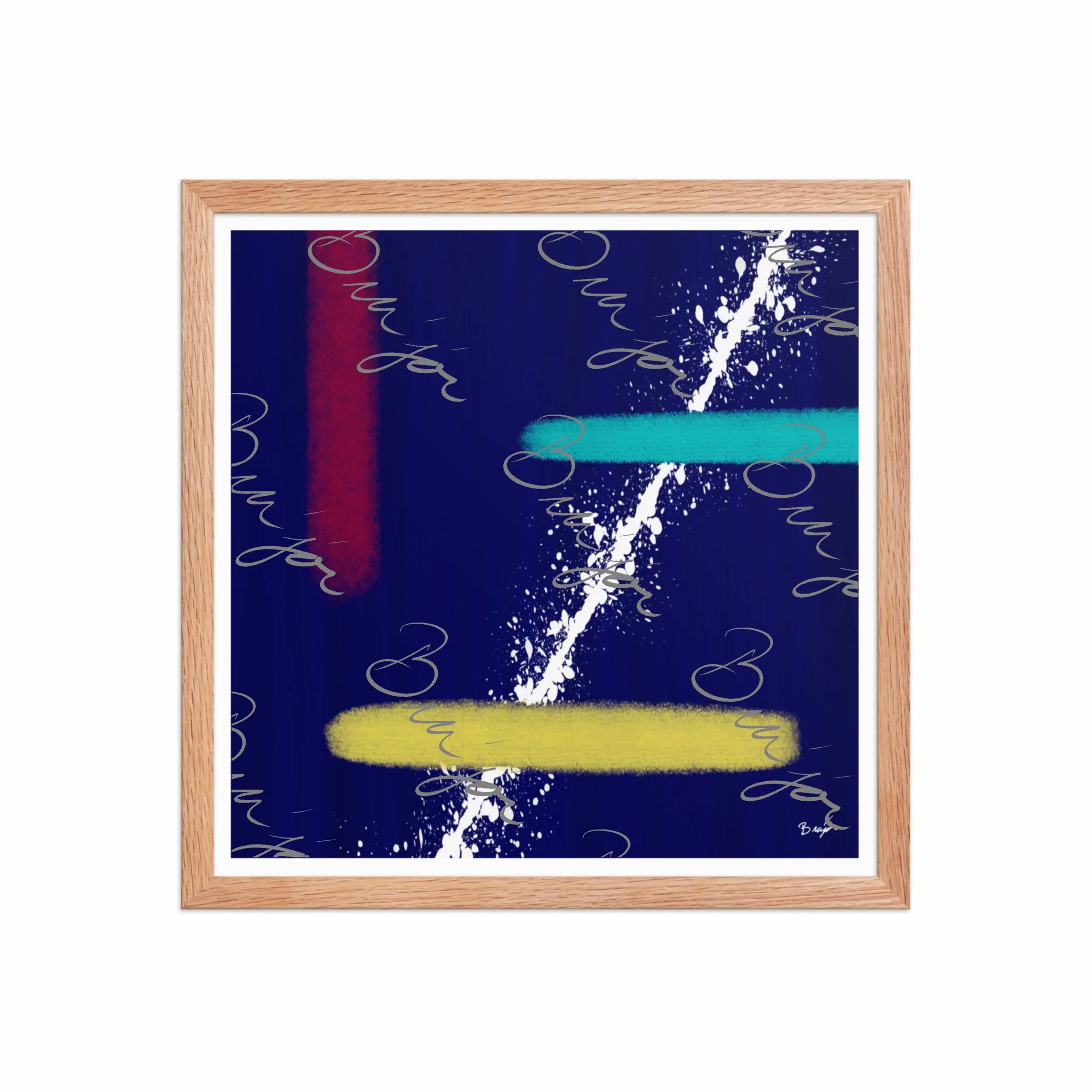 Framed Artwork - Title: Act II