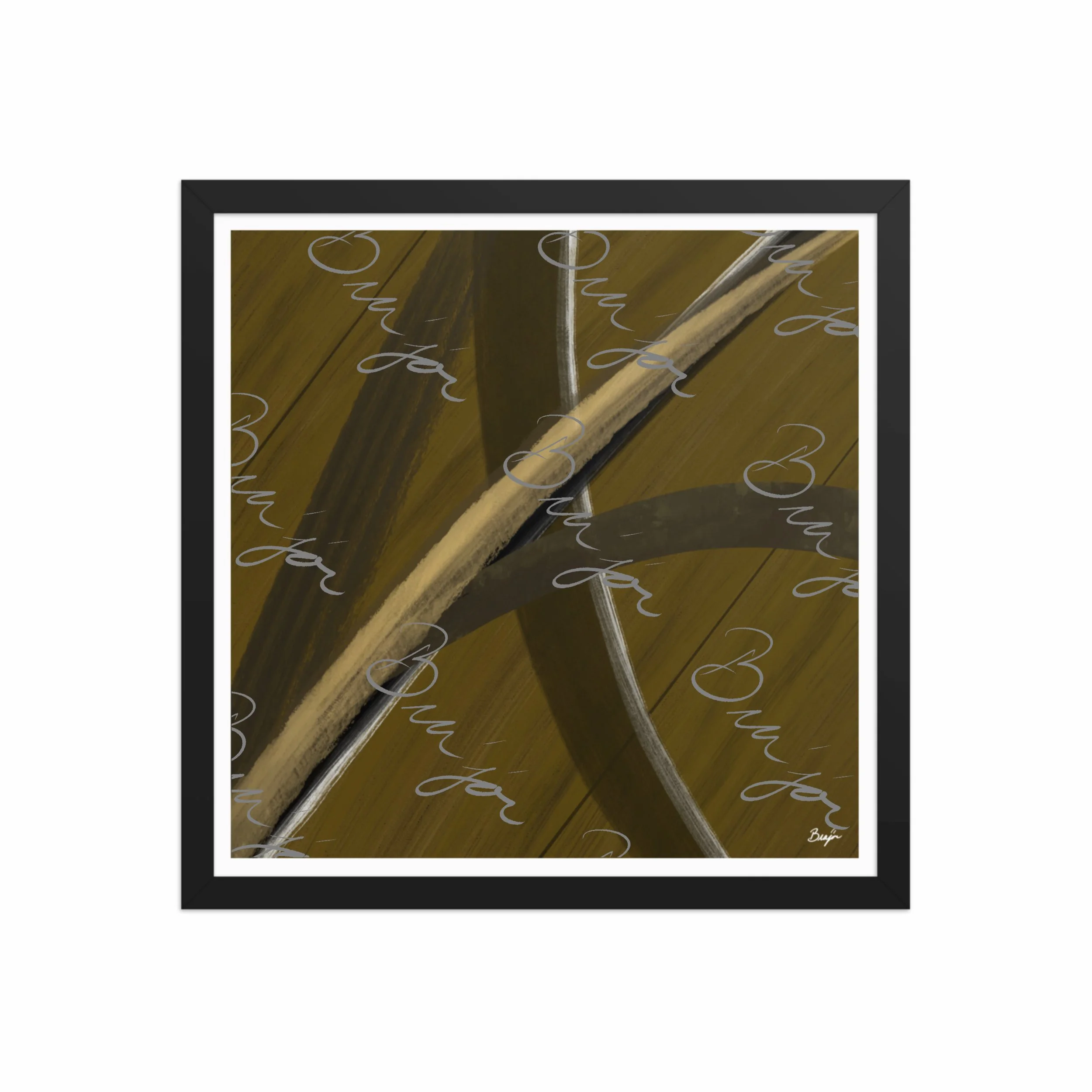 Framed Artwork - Title: Parting