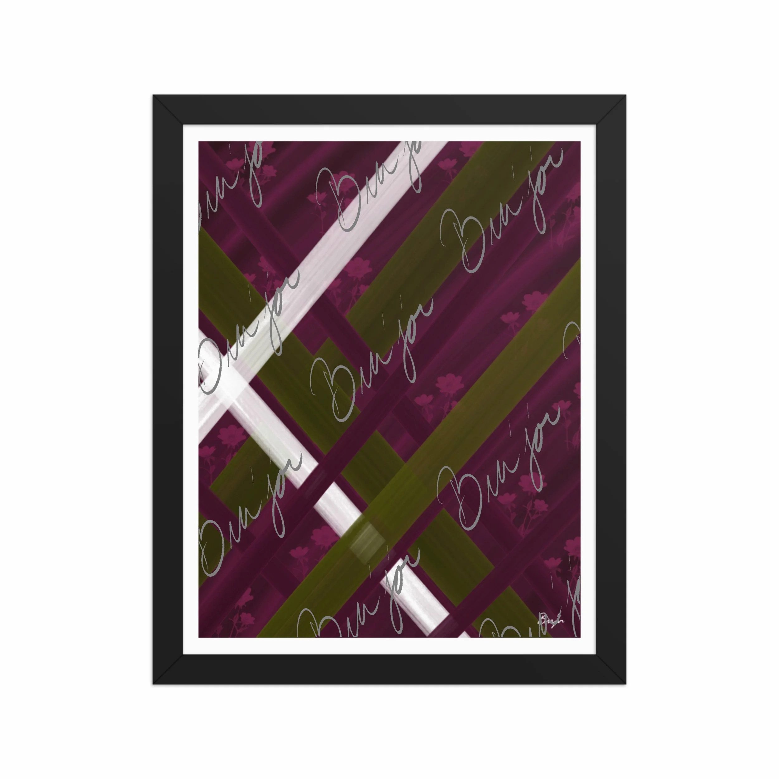 Framed Artwork - Title: Complex