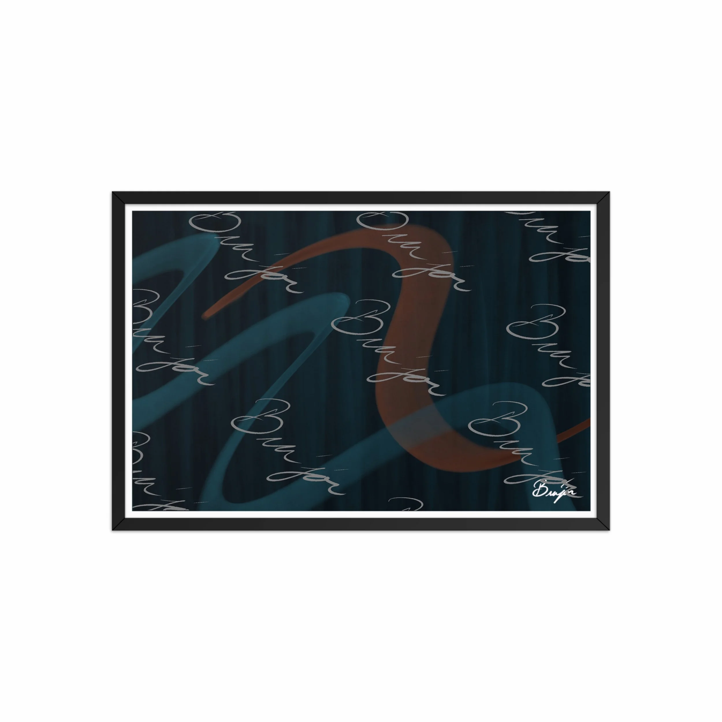 Framed Artwork - Title: Act