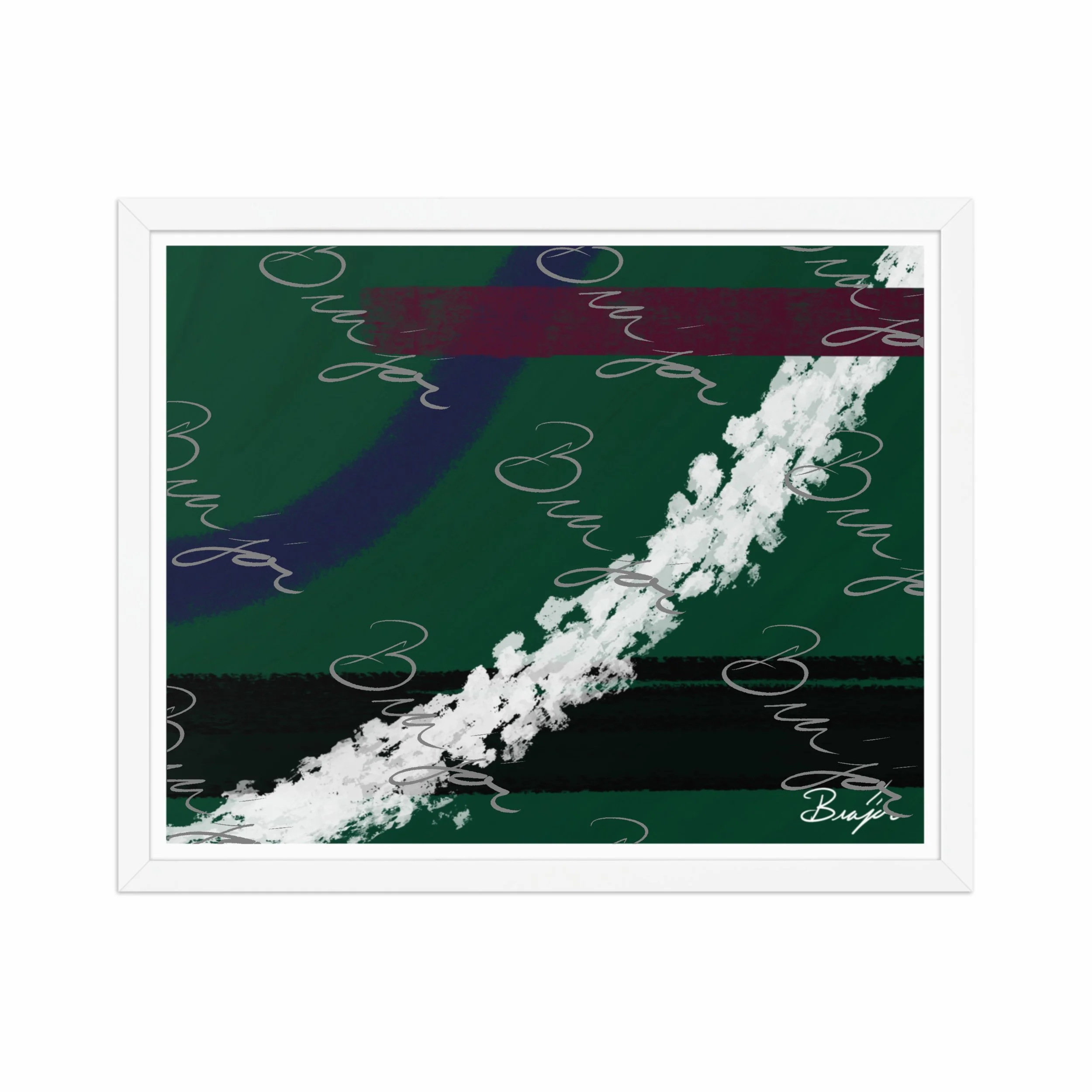 Framed Artwork - Title: Reconstruct