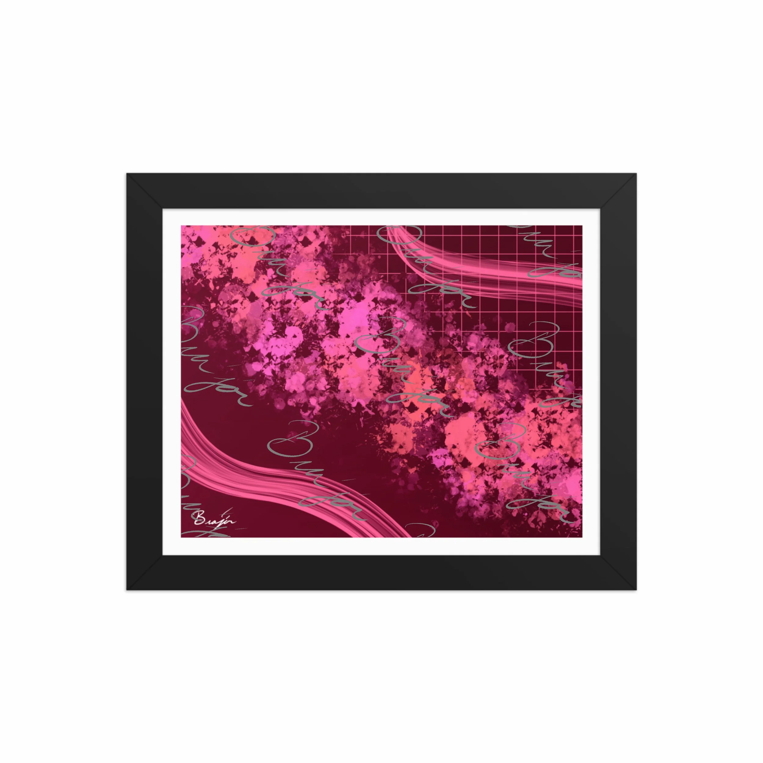 Framed Artwork - Title: Soft
