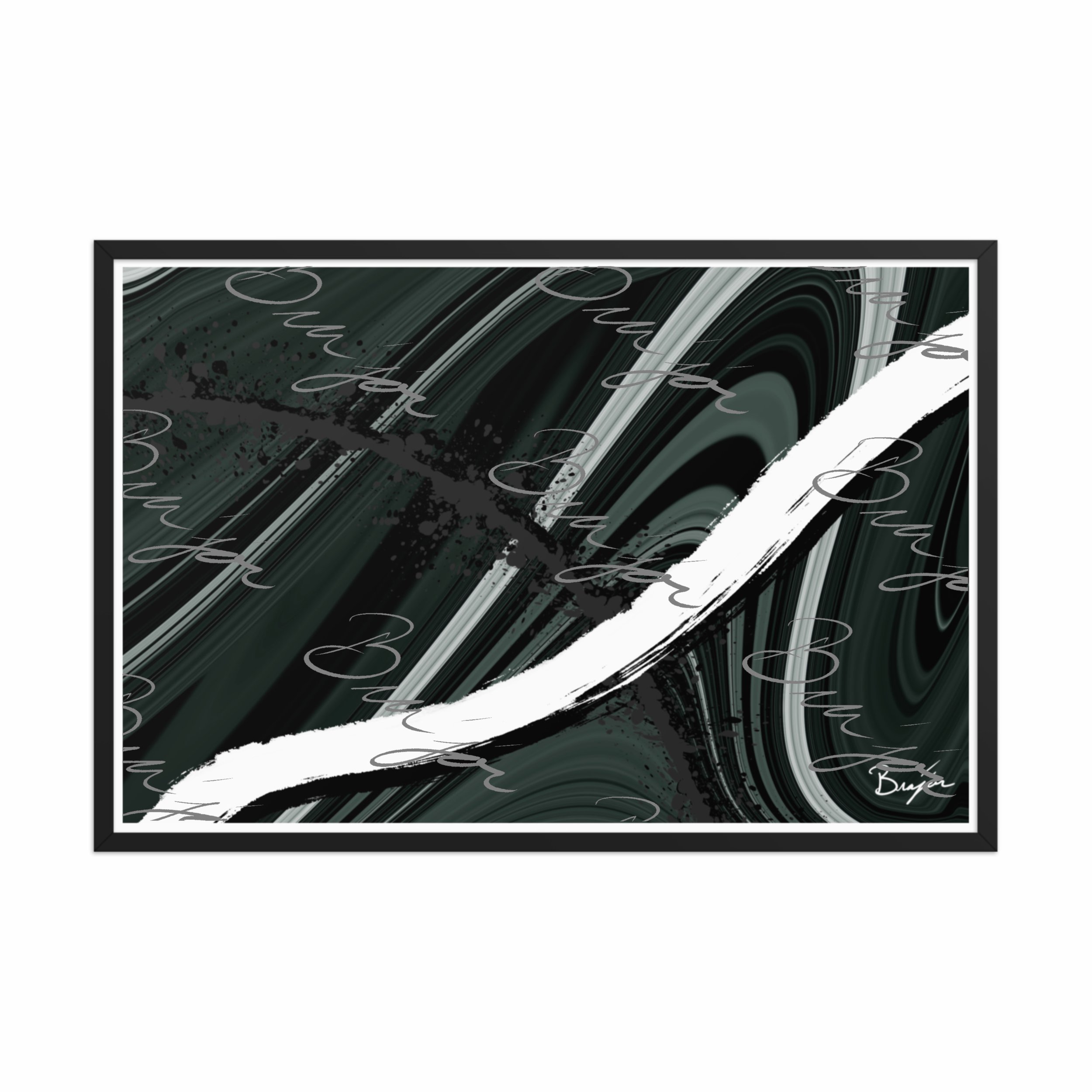 Framed Artwork - Title: High