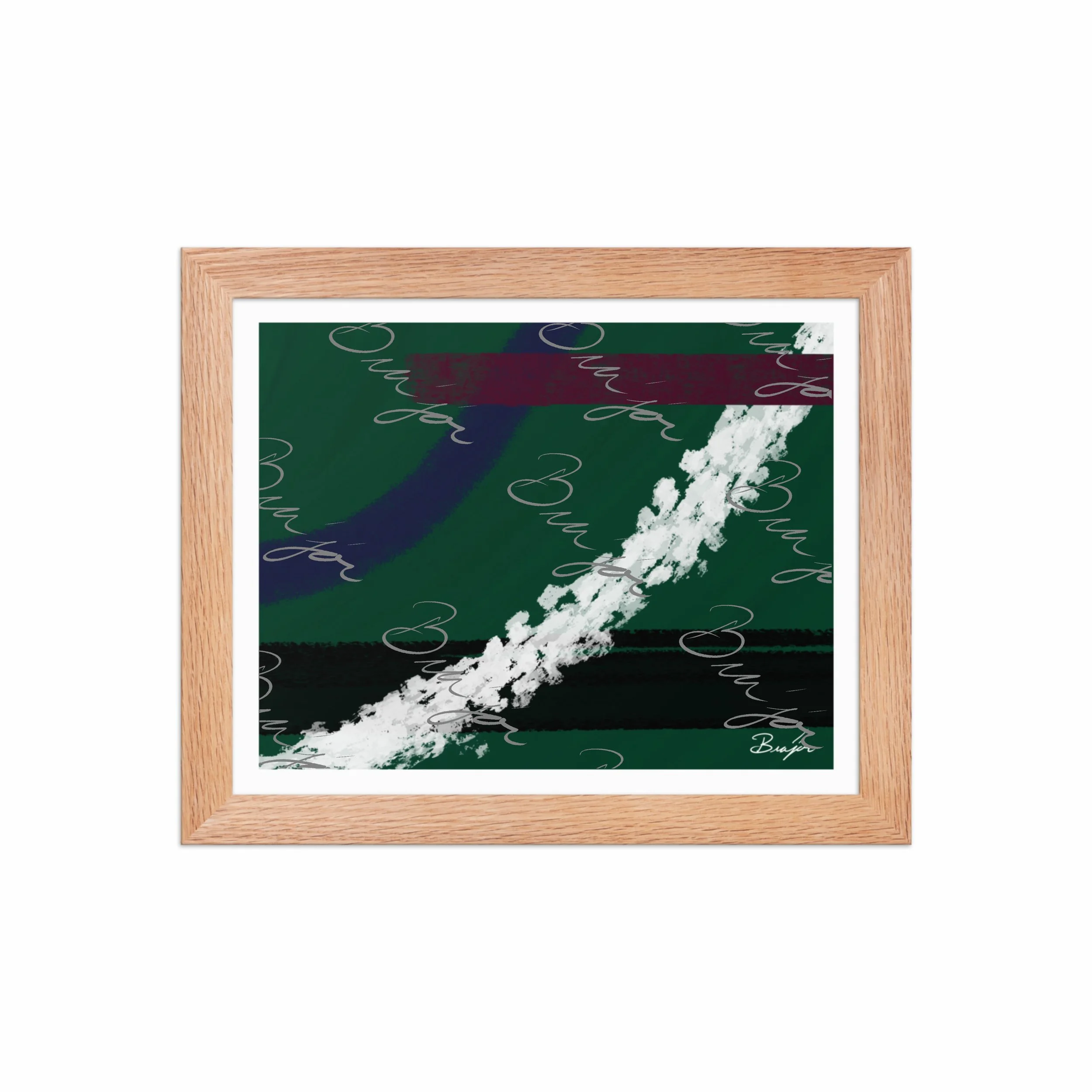 Framed Artwork - Title: Reconstruct