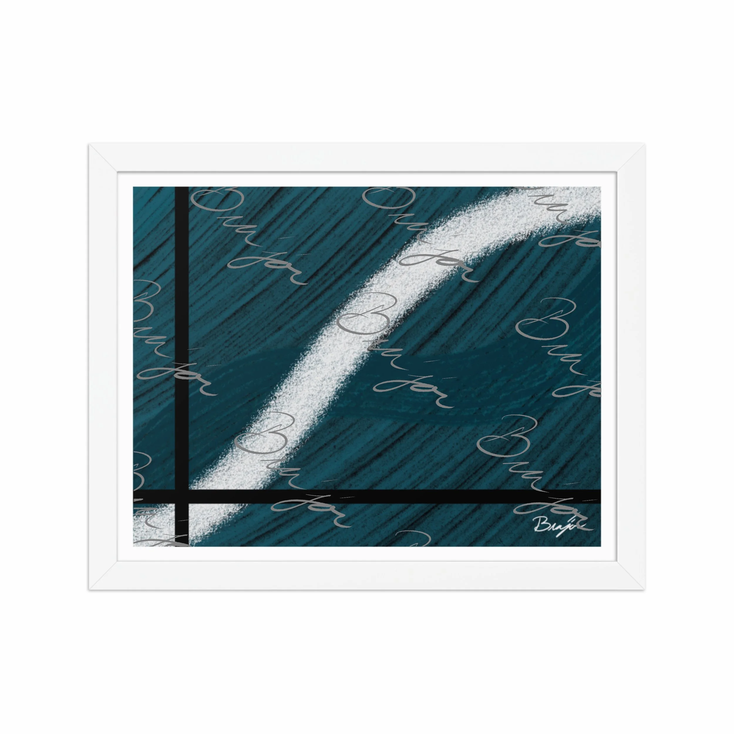Framed Artwork - Title: The Storm
