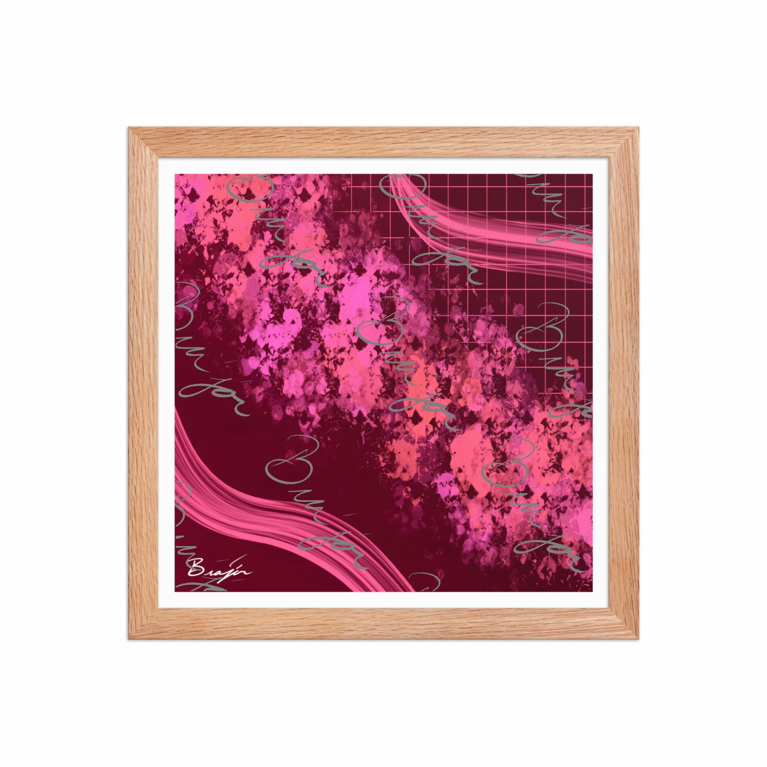 Framed Artwork - Title: Soft